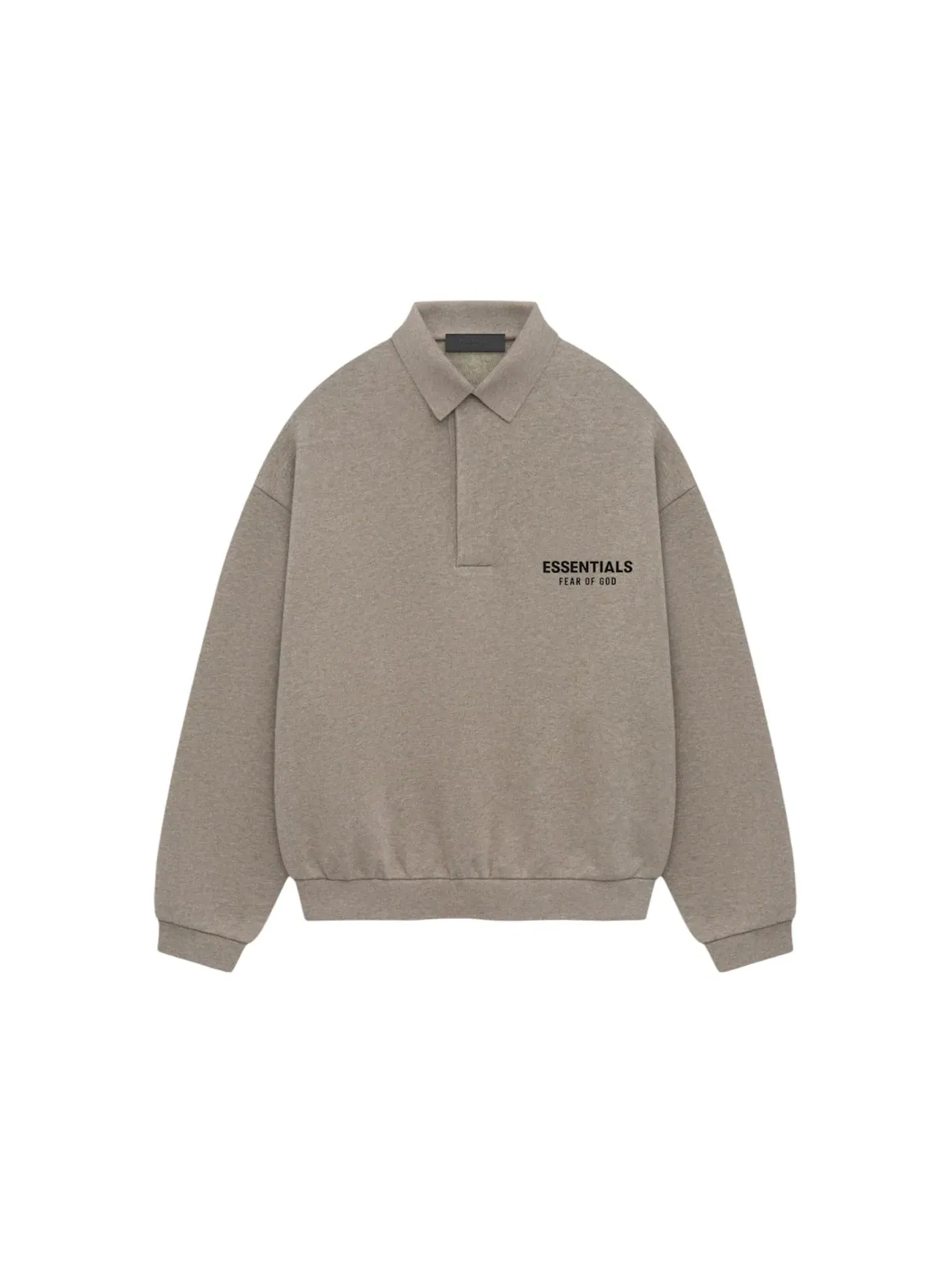 Мужское поло из флиса Polo Fear of God — изображение 1 из 1, серый
