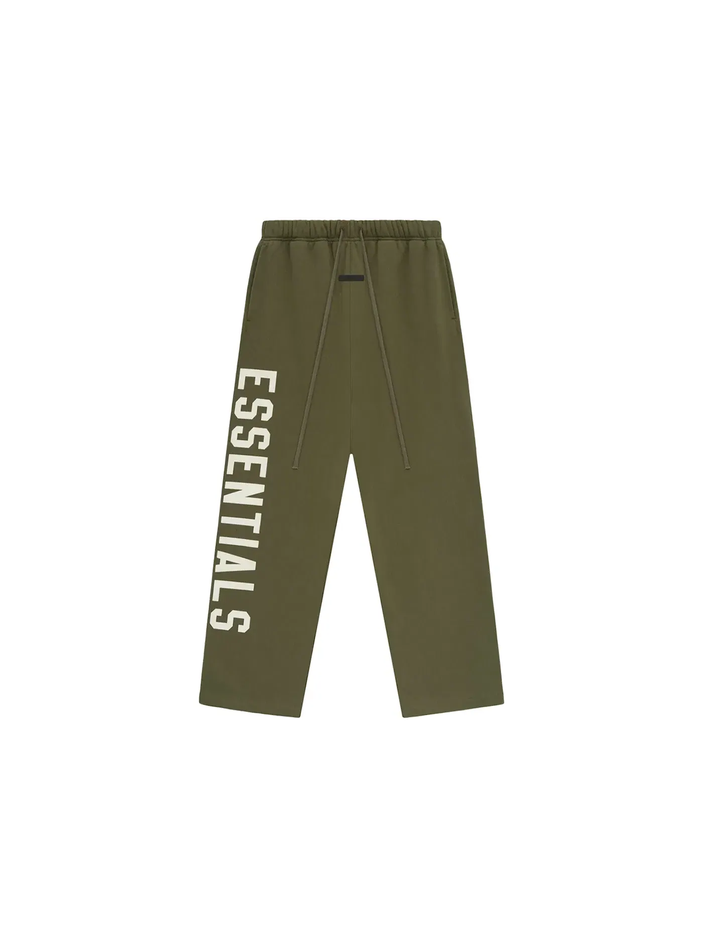 Мужские спортивные штаны из флиса Relaxed Fit Fear of God Essentials — изображение 1 из 2, оливковый