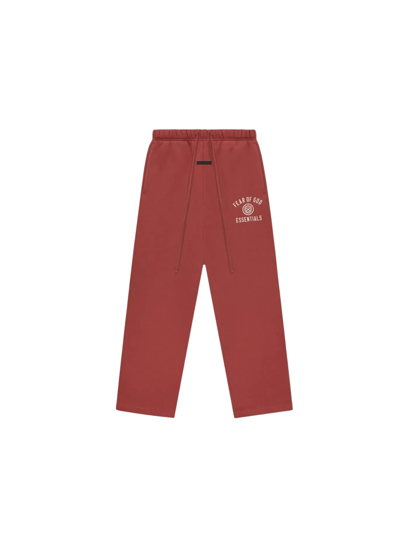 Мужские спортивные штаны свободного кроя с флисом Sweatpant Fear of God — изображение 1 из 1, красный