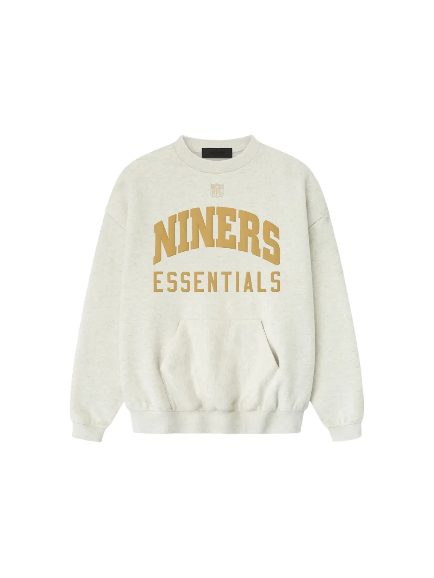 Мужской свитшот с длинным рукавом Fear of God Essentials Forty Niners Sport Crewneck Oatmeal Heather — изображение 1 из 2