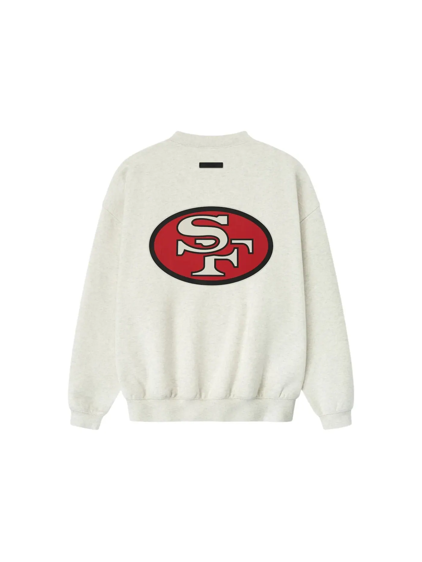 Мужской свитшот с длинным рукавом Fear of God Essentials Forty Niners Sport Crewneck Oatmeal Heather — изображение 2 из 2