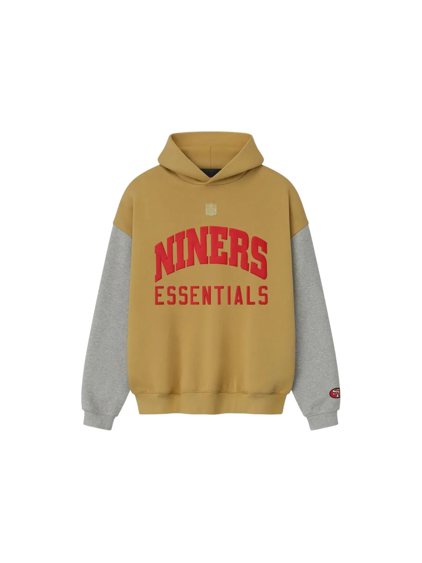 Мужской худи с длинным рукавом Fear of God Essentials Forty Niners Sport Hoodie — изображение 1 из 2, песочный