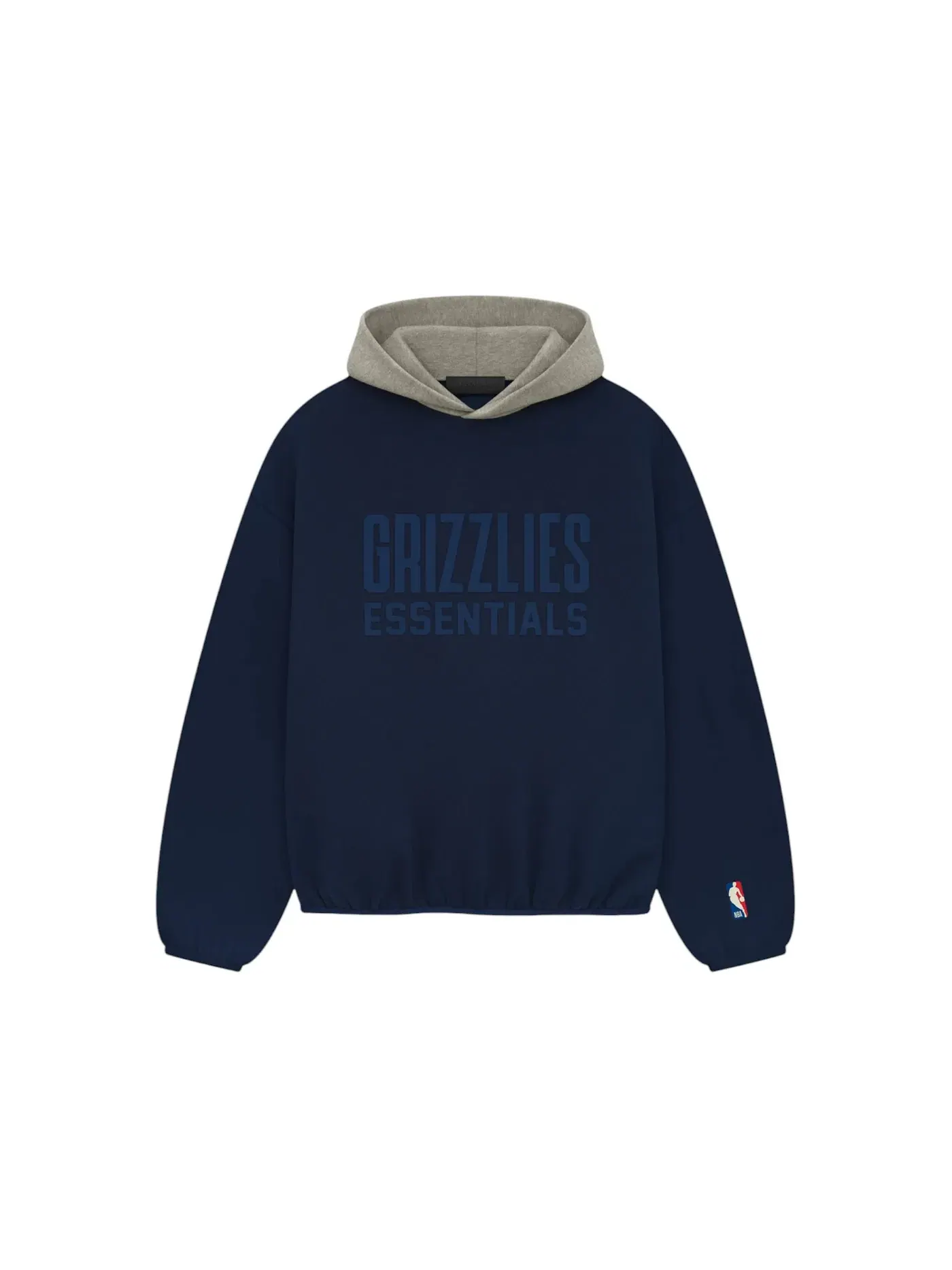 Мужской худи Fear of God Essentials Grizzlies — изображение 1 из 2, темно-синий