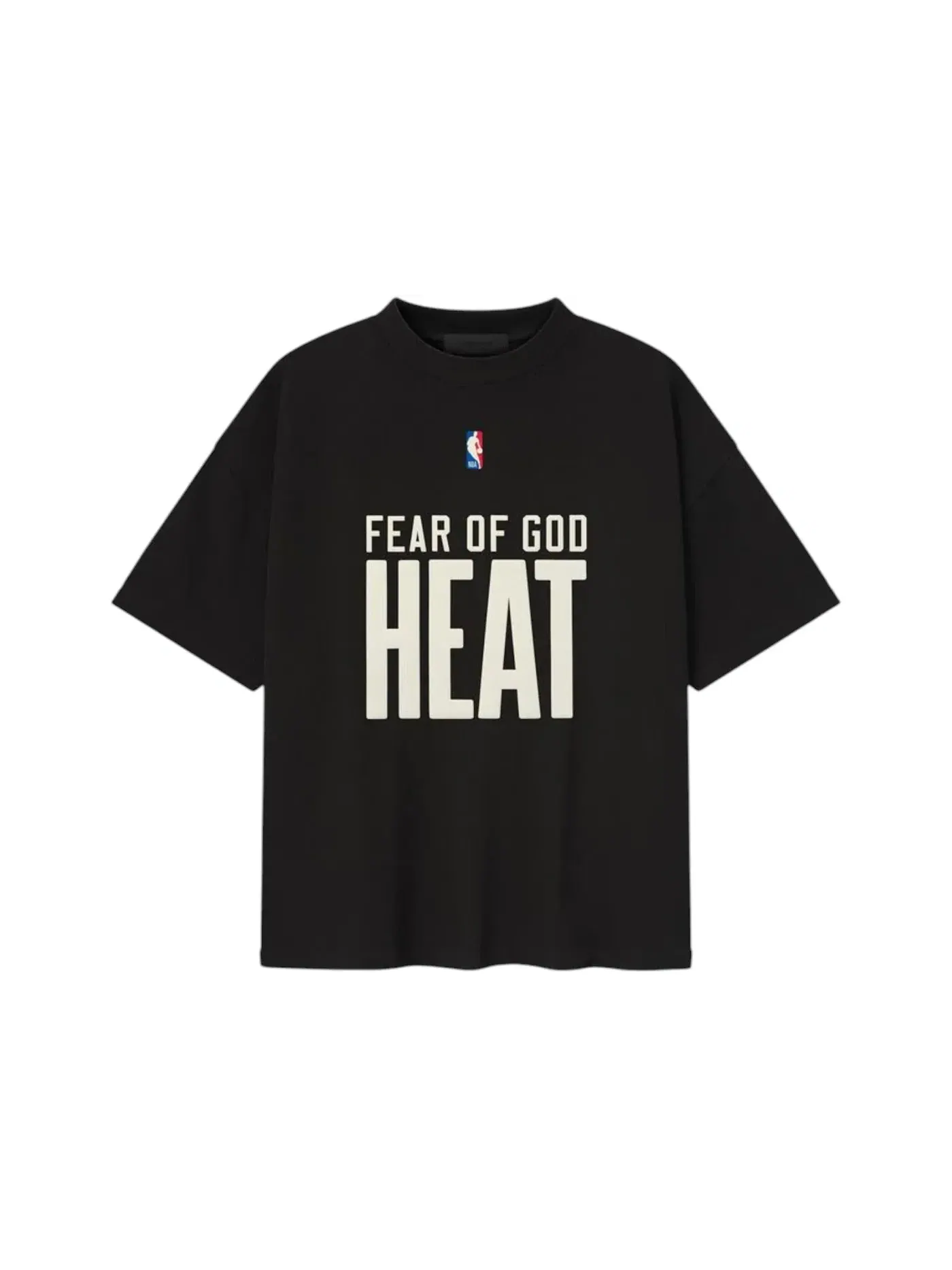 Мужская футболка с принтом Fear of God Essentials Heat 90's Tee — изображение 1 из 2, винтажный черный