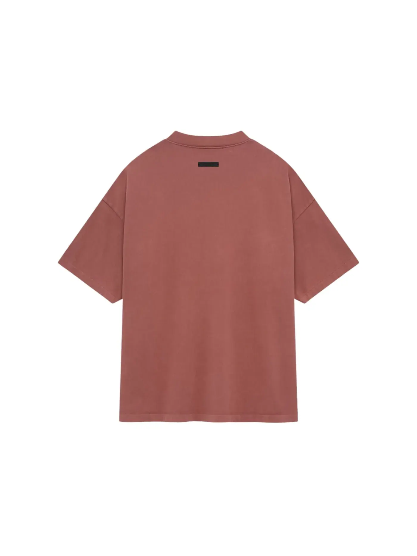 Мужская футболка с круглым вырезом Heavy Crewneck Fear of God Essentials — изображение 2 из 2, красный