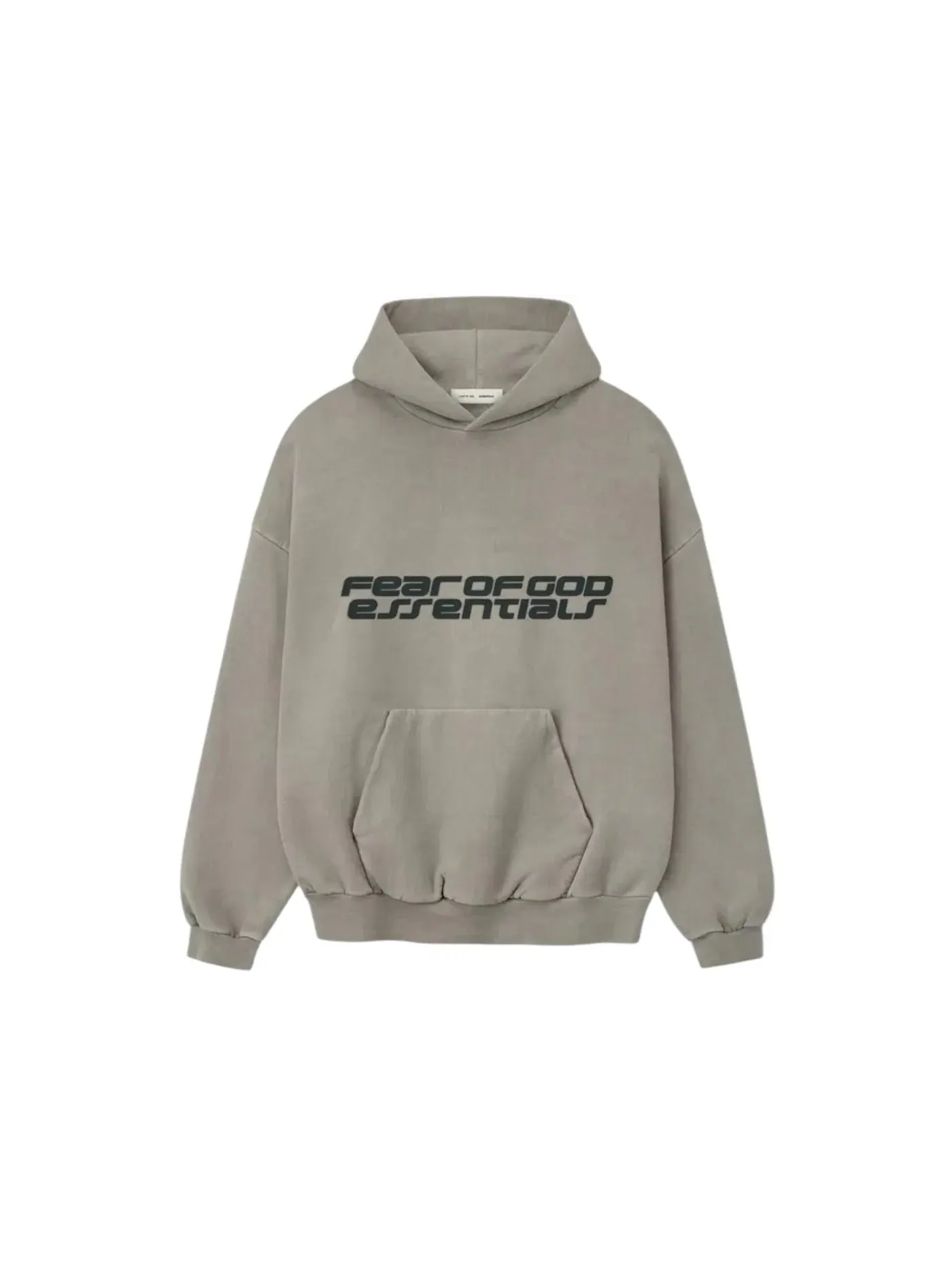 Мужская худи из плотного флиса Fear of God Essentials Heavy Fleece 90's Hoodie — изображение 1 из 2, серый
