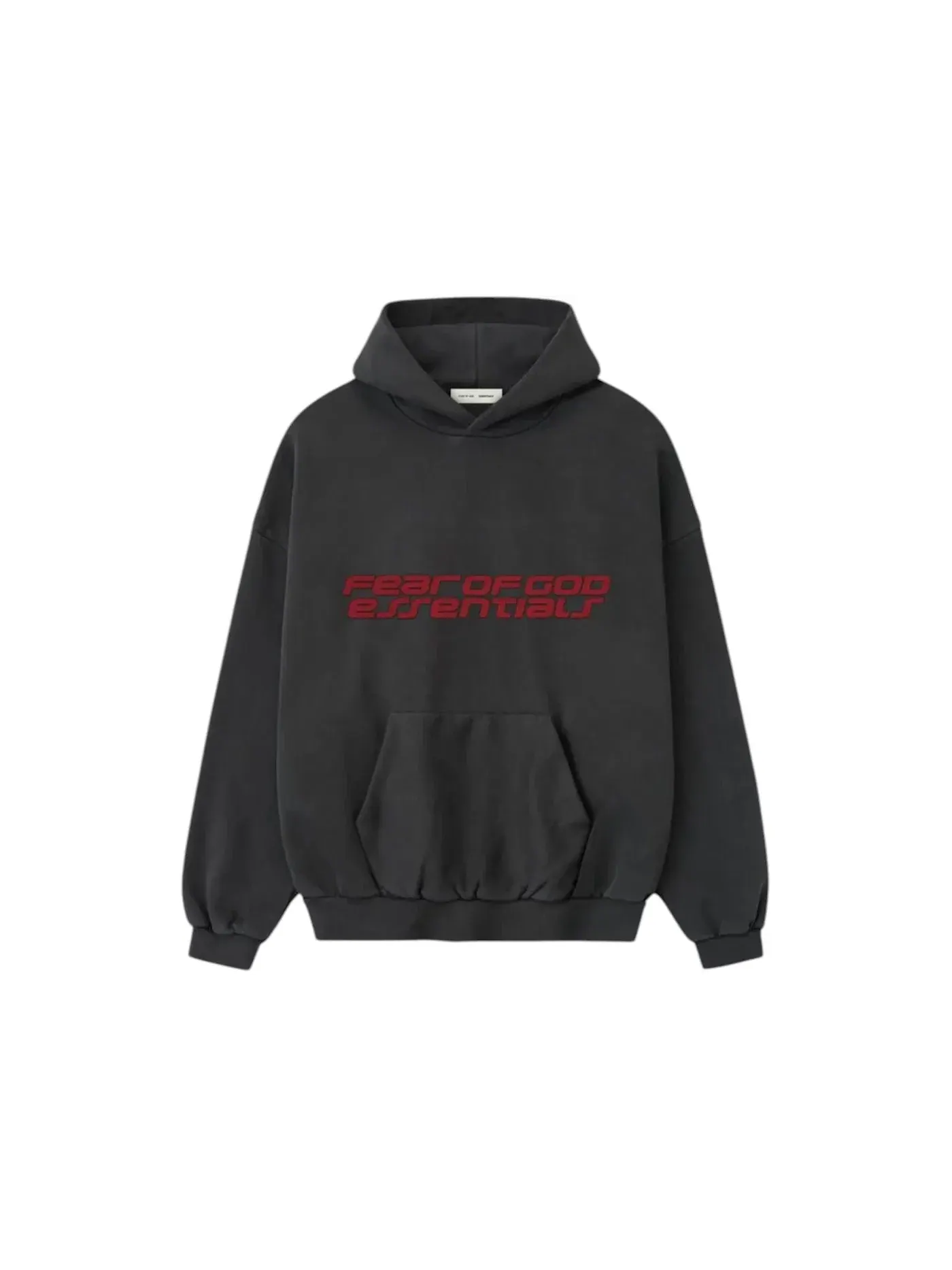 Мужской худи из плотного флиса 90's Essentials Hoodie Fear of God — изображение 1 из 2, серый