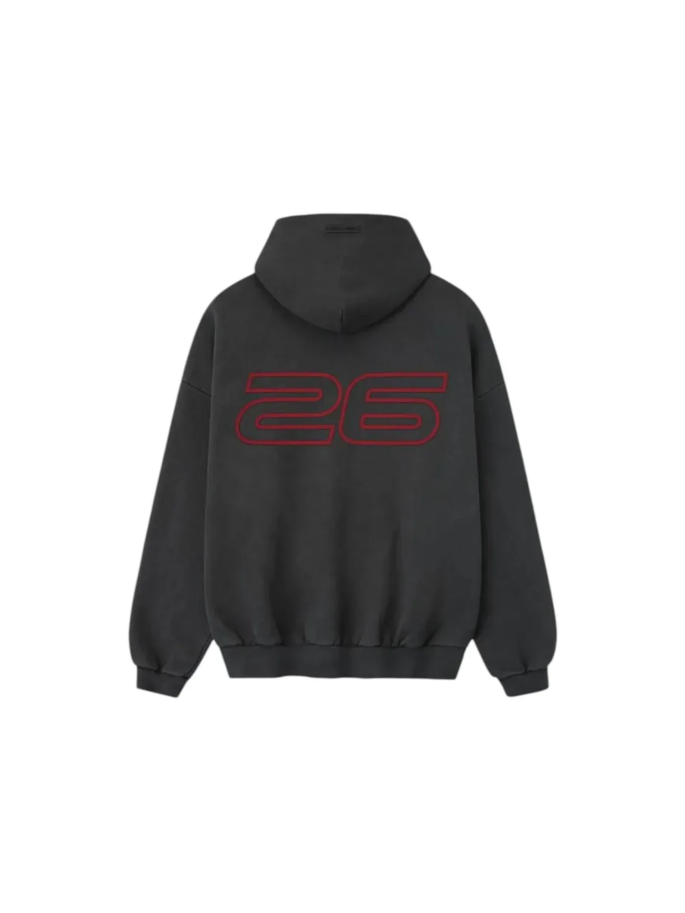 Мужской худи из плотного флиса 90's Essentials Hoodie Fear of God — изображение 2 из 2, серый