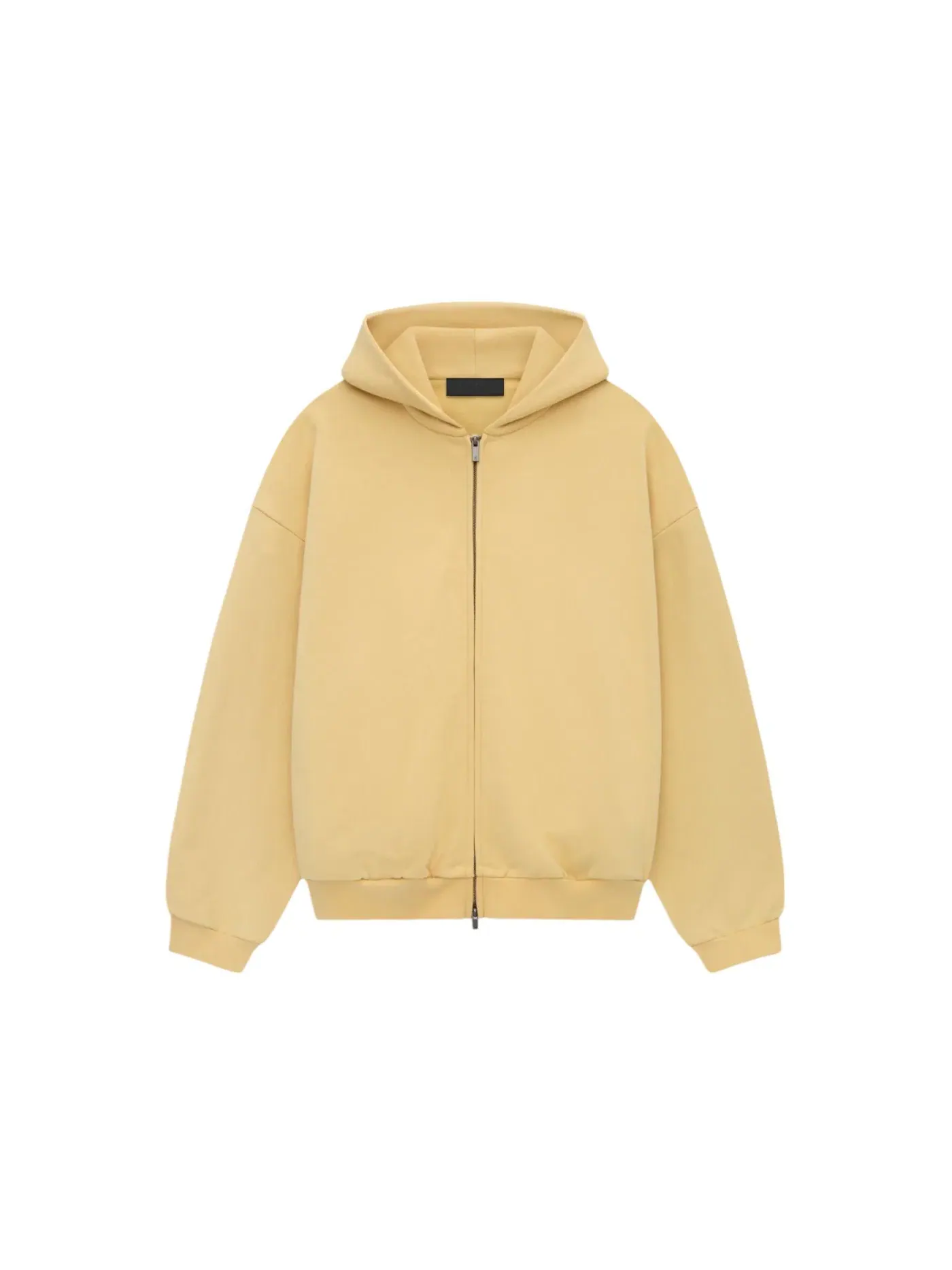Мужская худи на молнии из плотного футера Fear of God Essentials — изображение 2 из 2, янтарный
