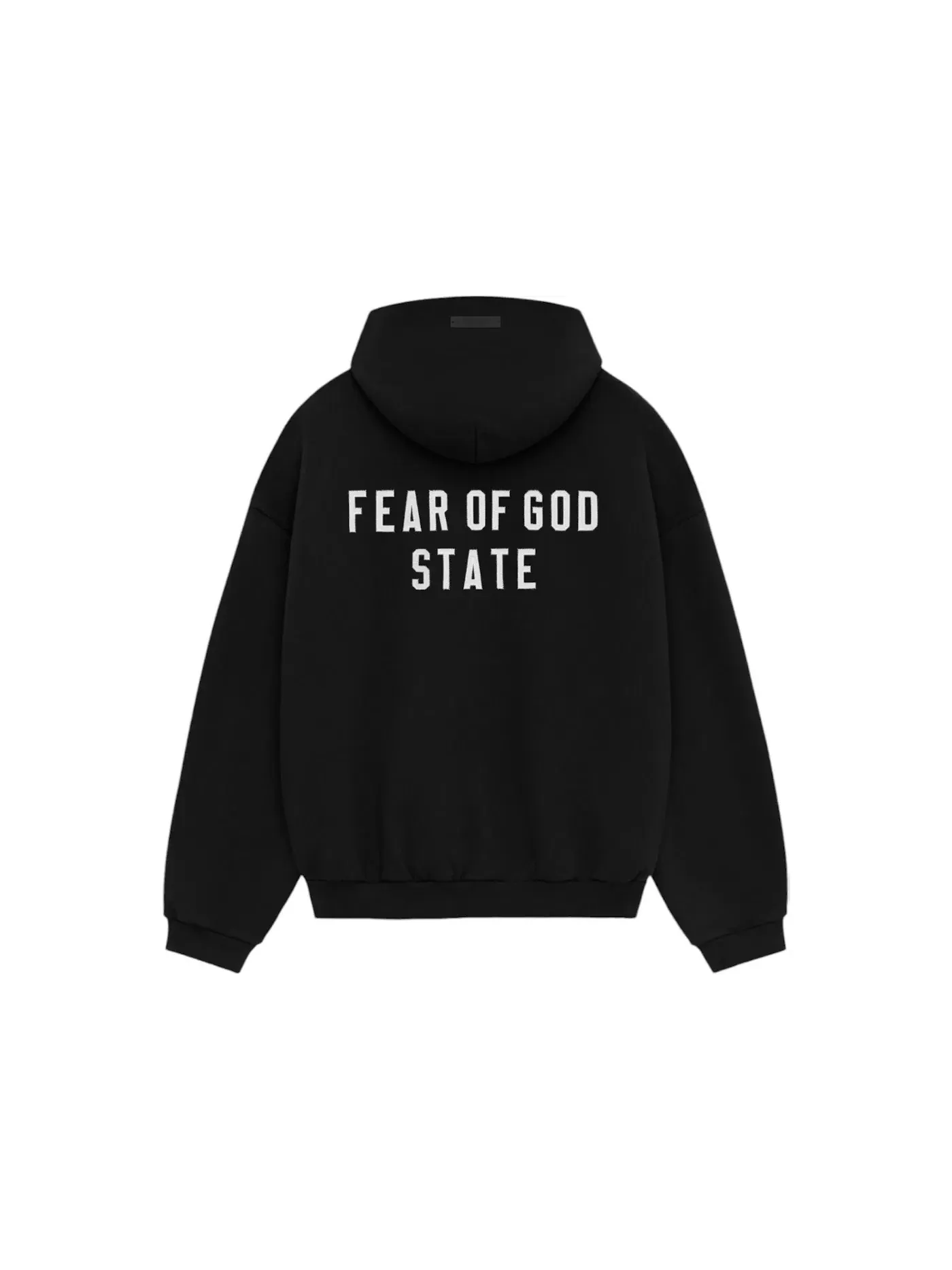 Мужская худи на молнии Heavy Fleece Fear of God Essentials — изображение 1 из 2, черный