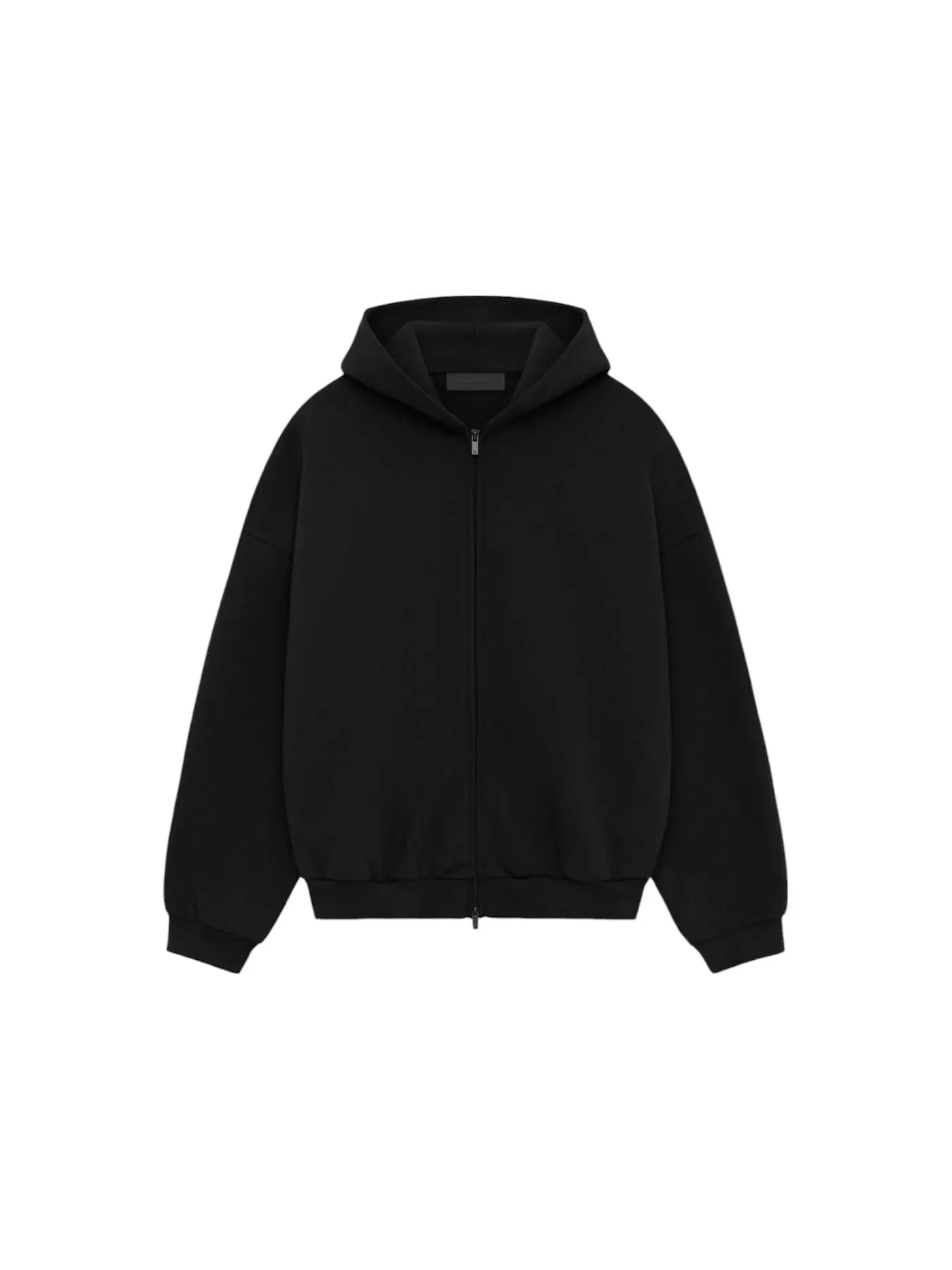 Мужская худи на молнии Heavy Fleece Fear of God Essentials — изображение 2 из 2, черный