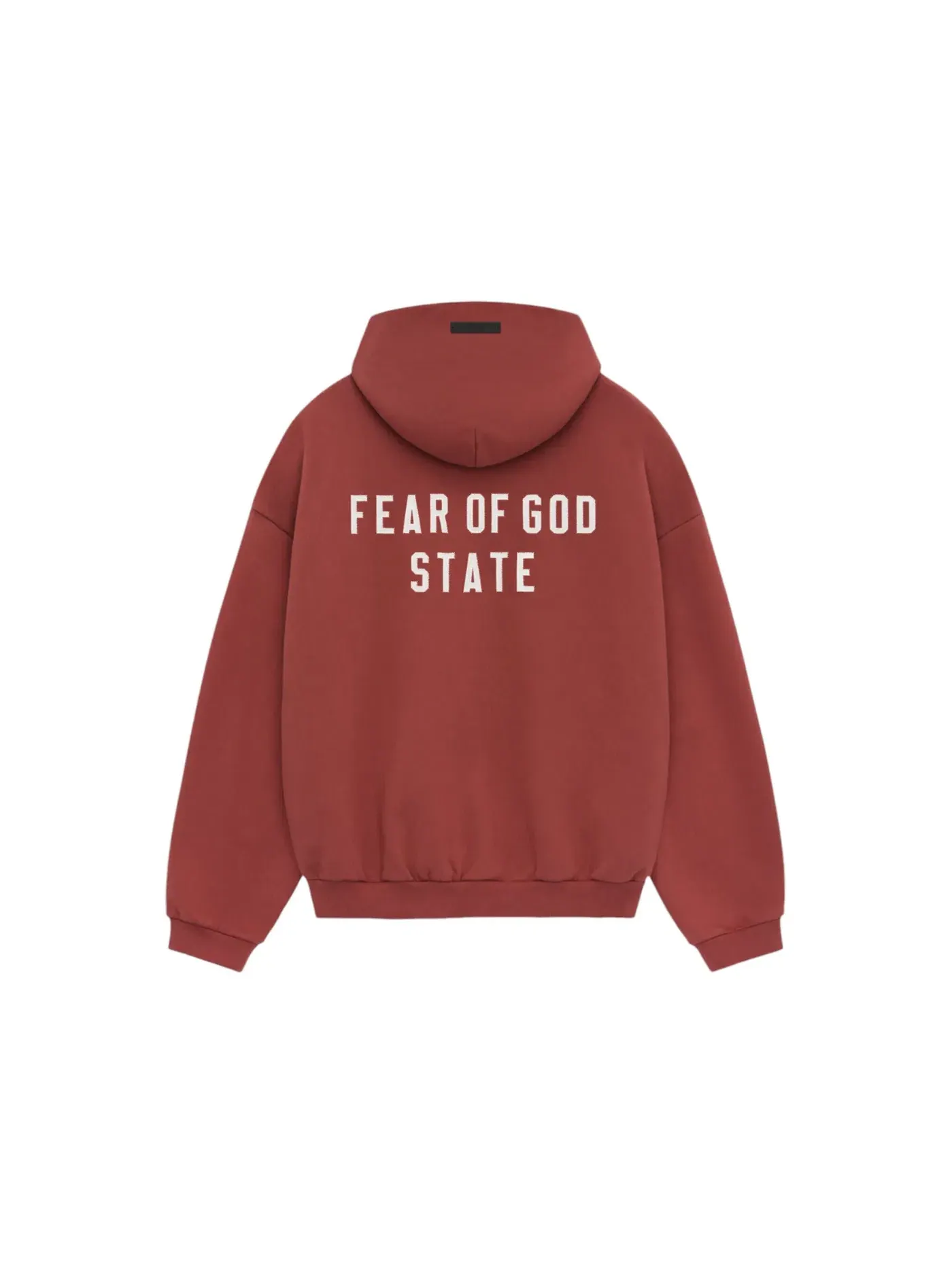 Мужская худи на молнии Heavy Fleece Fullzip Fear of God — изображение 1 из 2, красный