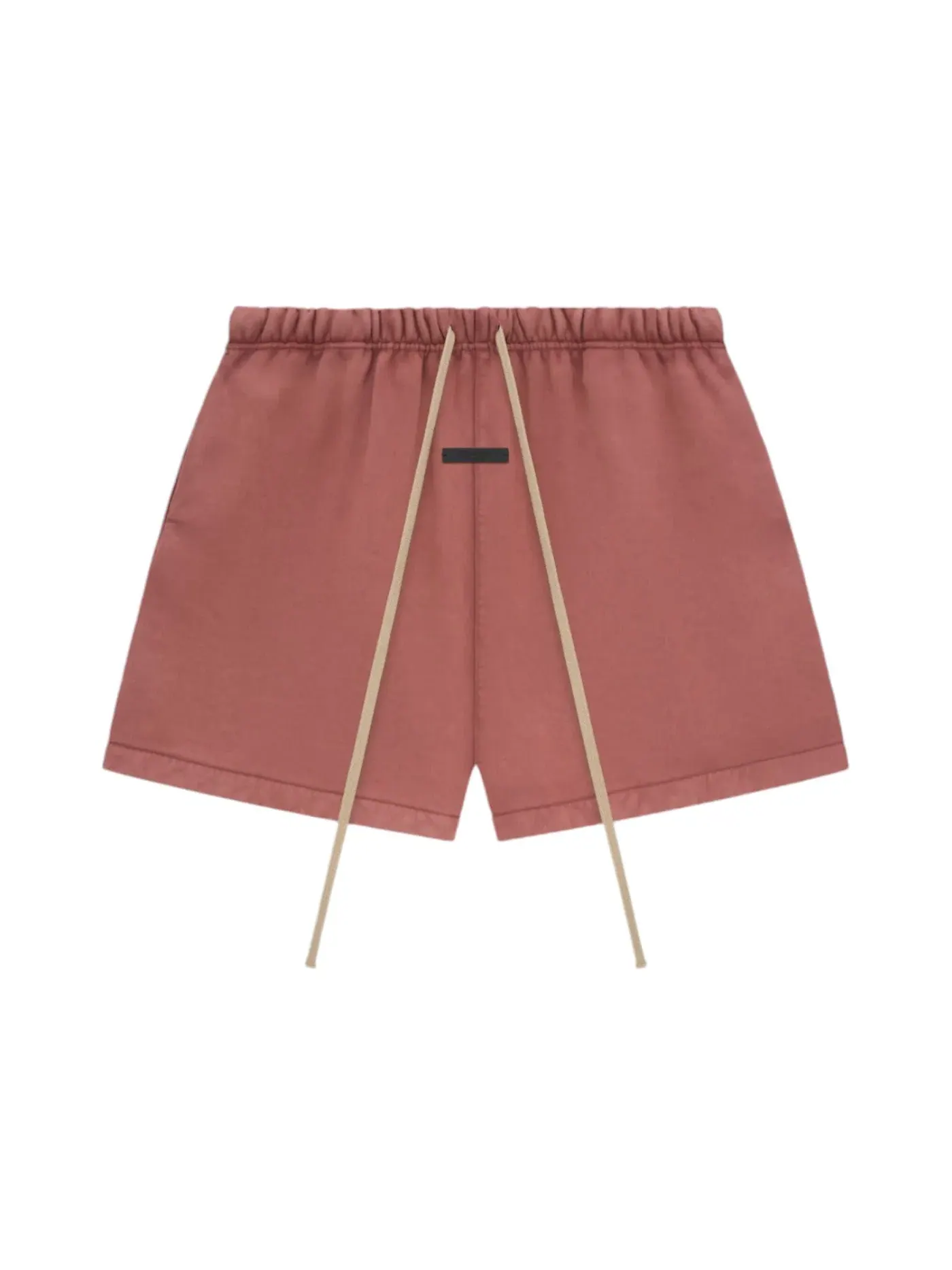Мужские шорты с длинным рукавом Fear of God Essentials Heavy Fleece Soccer Short — изображение 1 из 2, красный