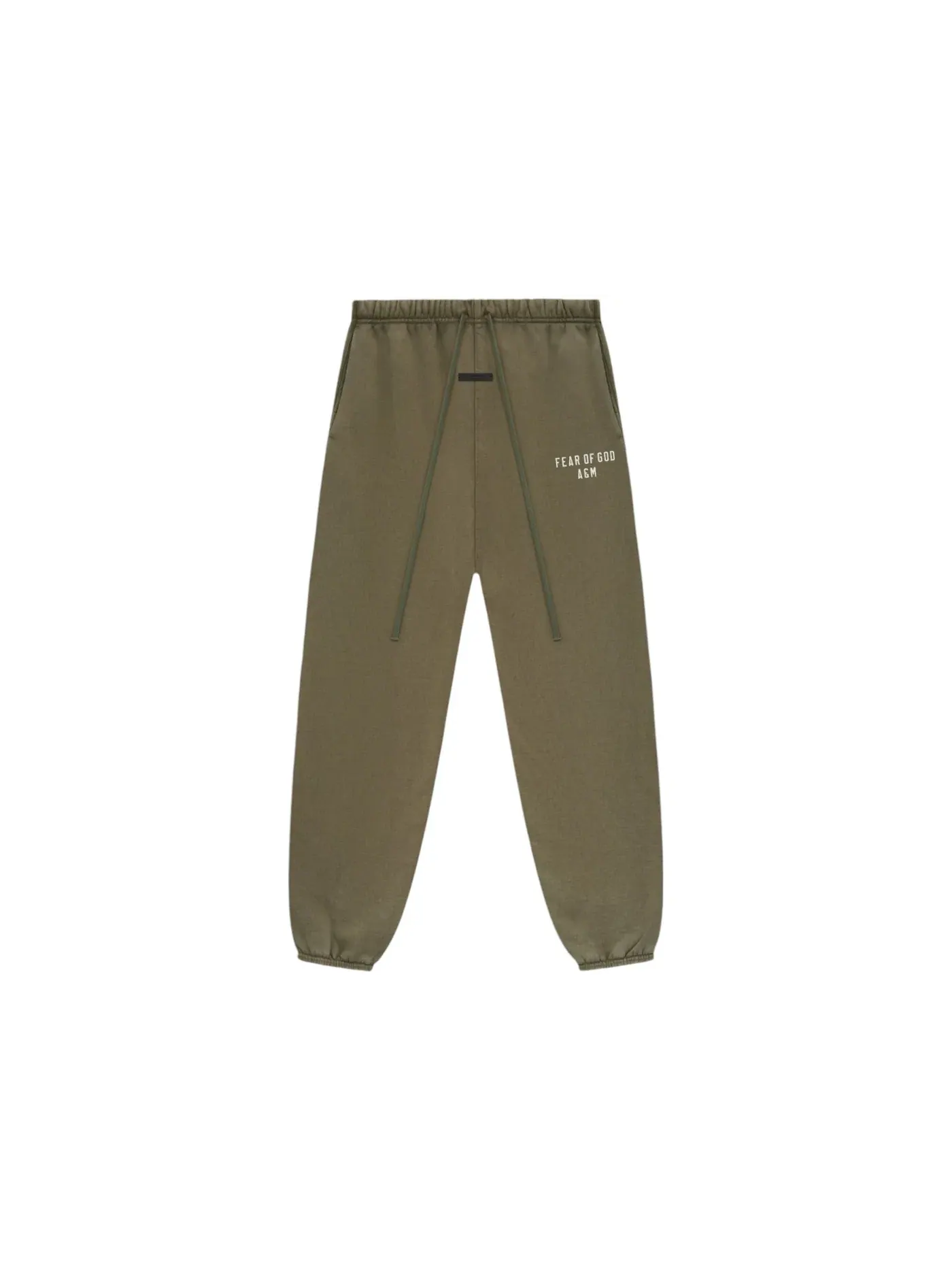 Мужские спортивные штаны из тяжелого футера Sweatpant Fear of God — изображение 1 из 2, оливковый
