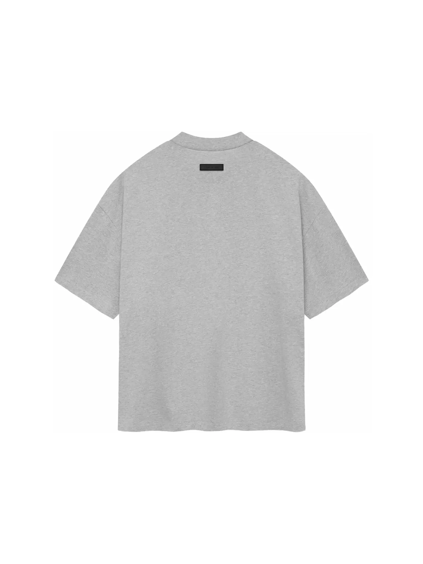 Мужская футболка с круглым вырезом из плотного джерси Tee Fear of God — изображение 2 из 2, светлый серый
