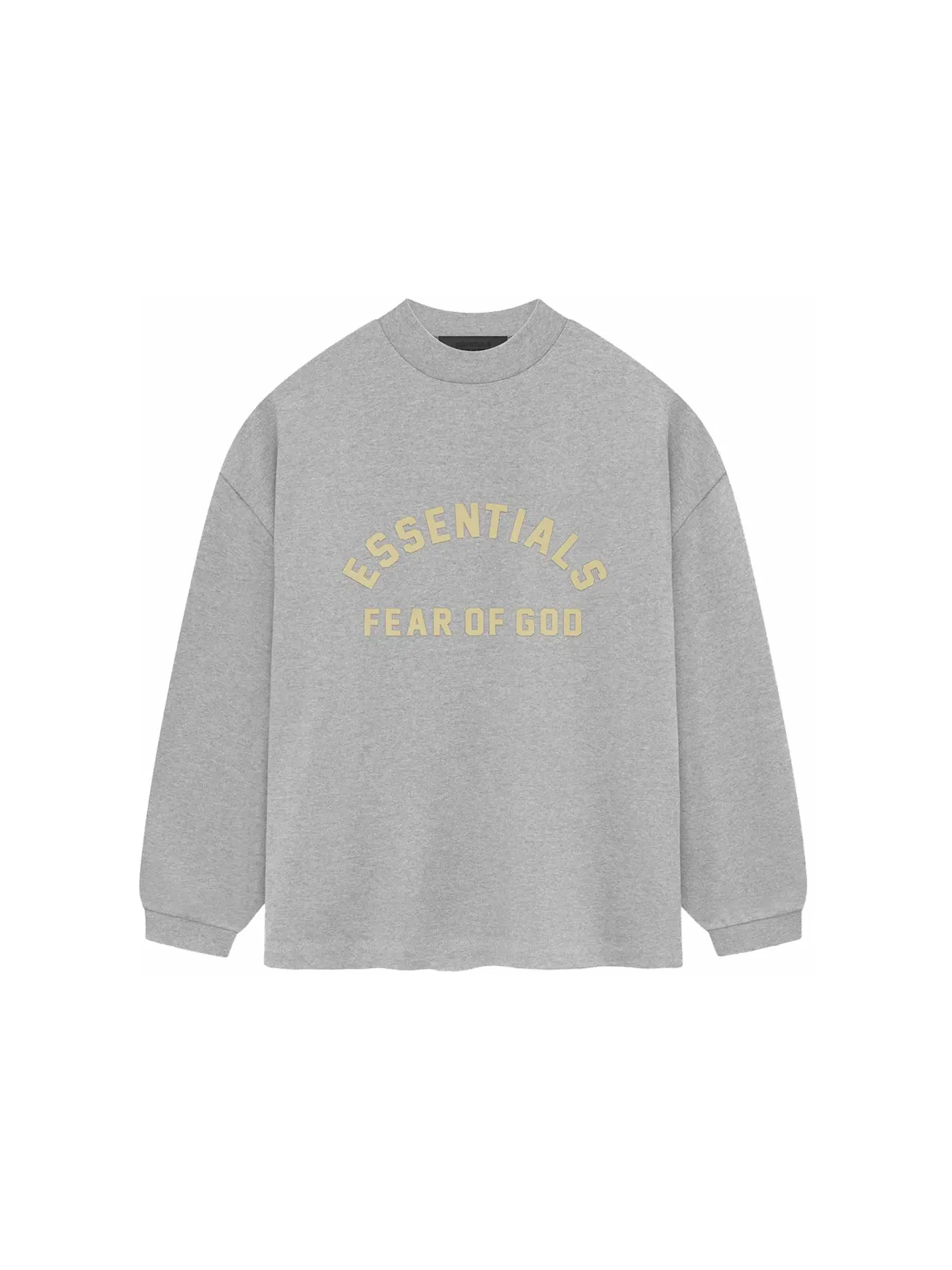 Мужская футболка с длинным рукавом Fear of God Essentials Tee — изображение 1 из 2, светлый серый