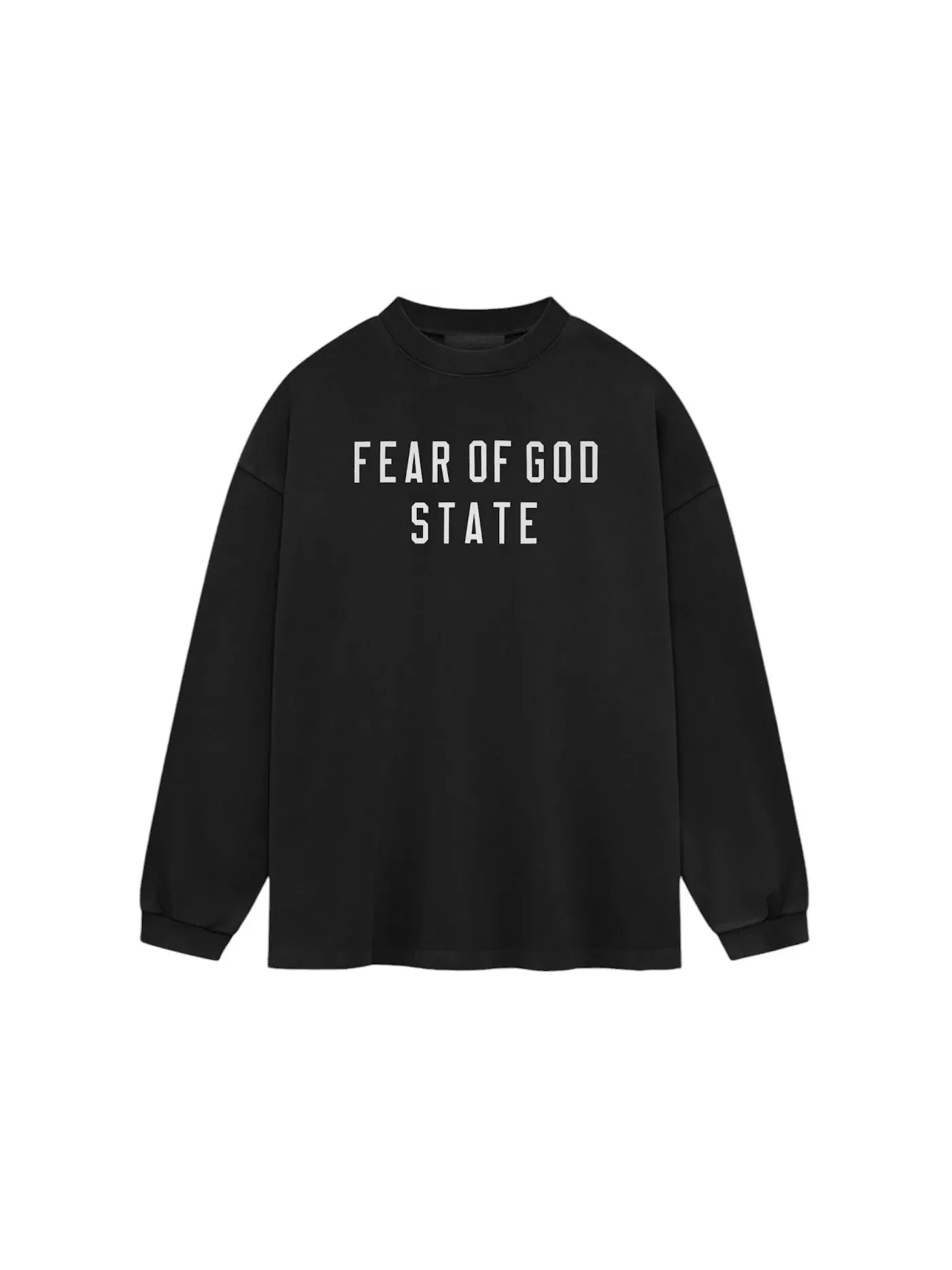 Мужская футболка с длинным рукавом Fear of God — изображение 1 из 2, черный
