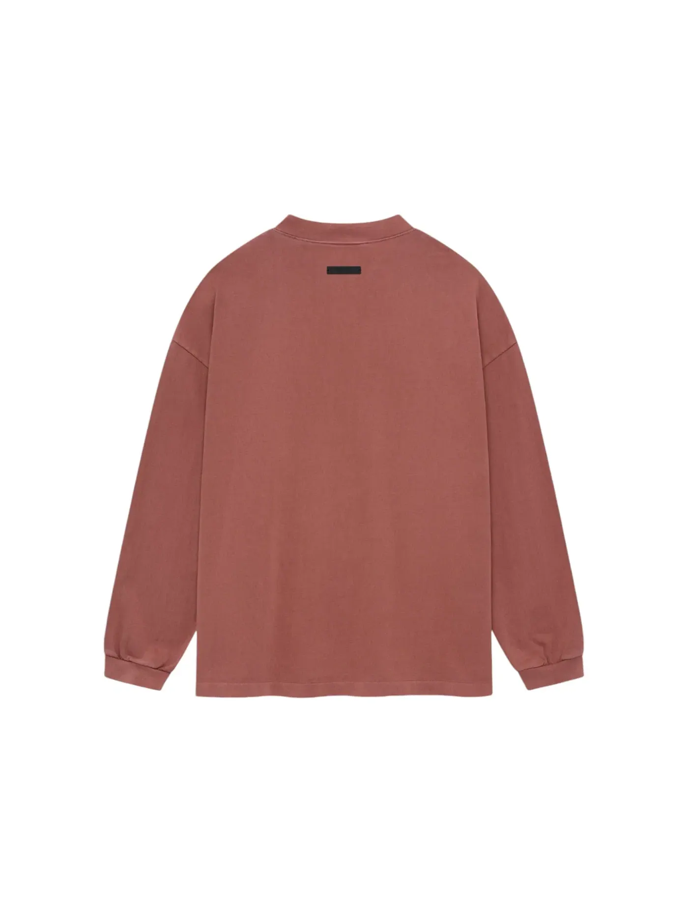 Мужская футболка с длинным рукавом Fear of God Essentials Tee — изображение 2 из 2, красный