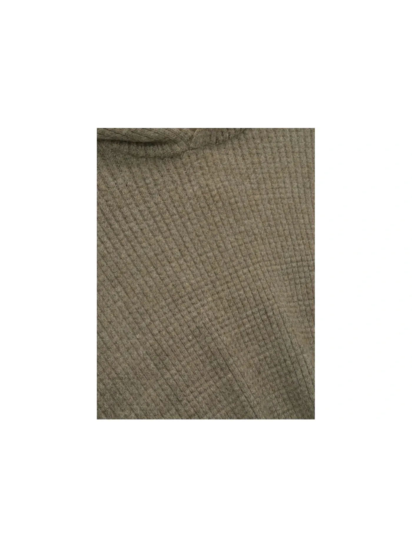Мужской худи с вафельным узором Fear of God Essentials Heavy Waffle 90's Hoodie, Homestead Heather — изображение 3 из 3