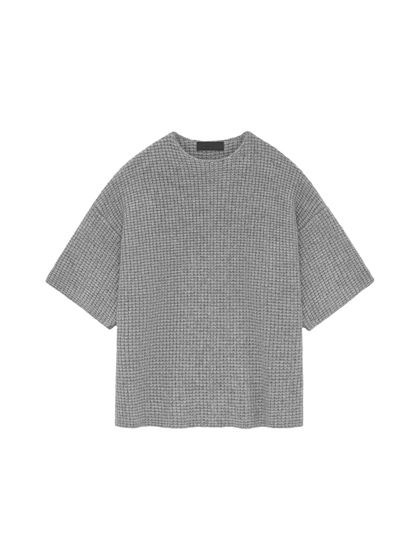 Мужской свитер с коротким рукавом Waffle Fear of God — изображение 1 из 2, серый