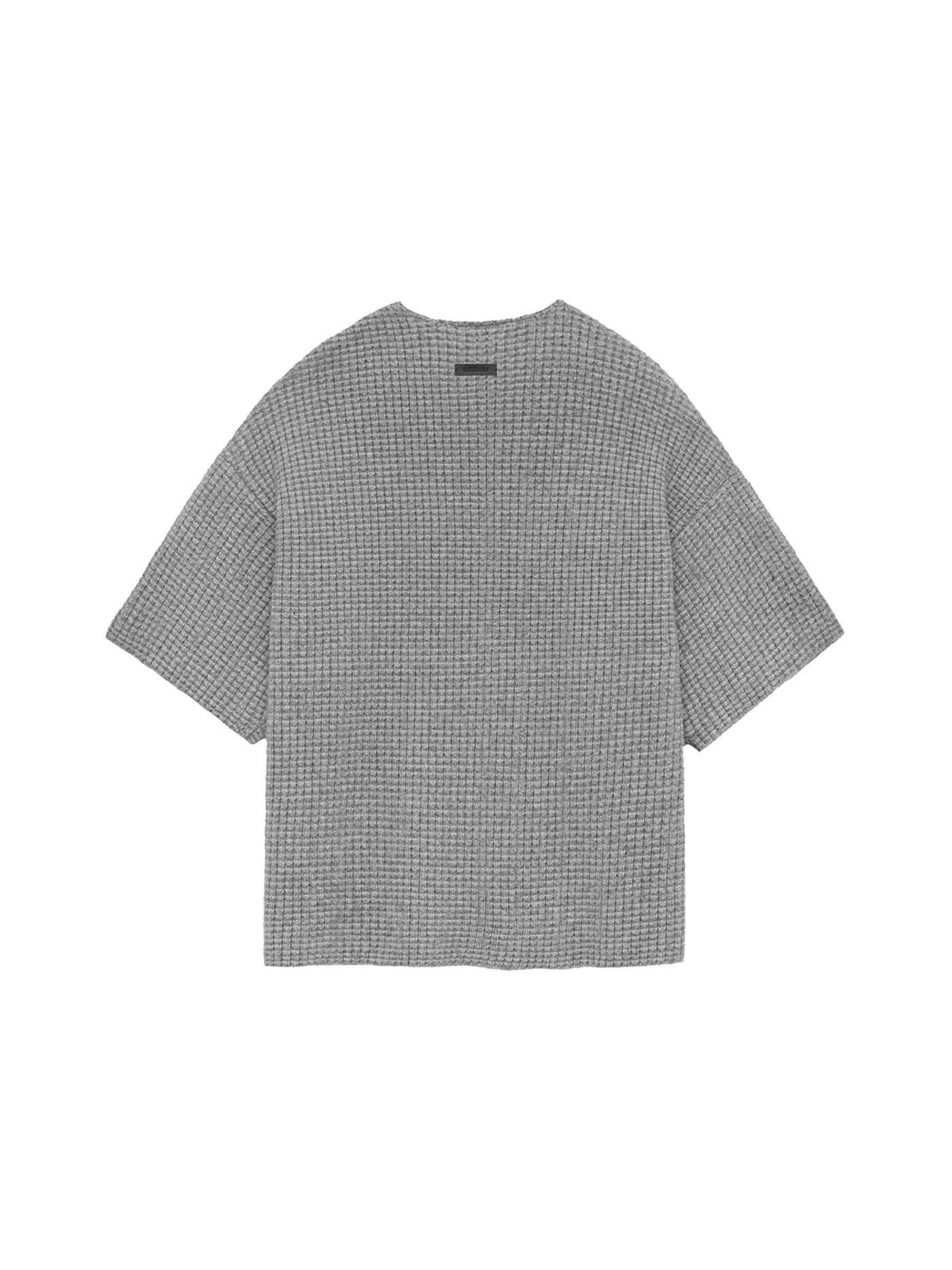 Мужской свитер с коротким рукавом Waffle Fear of God — изображение 2 из 2, серый