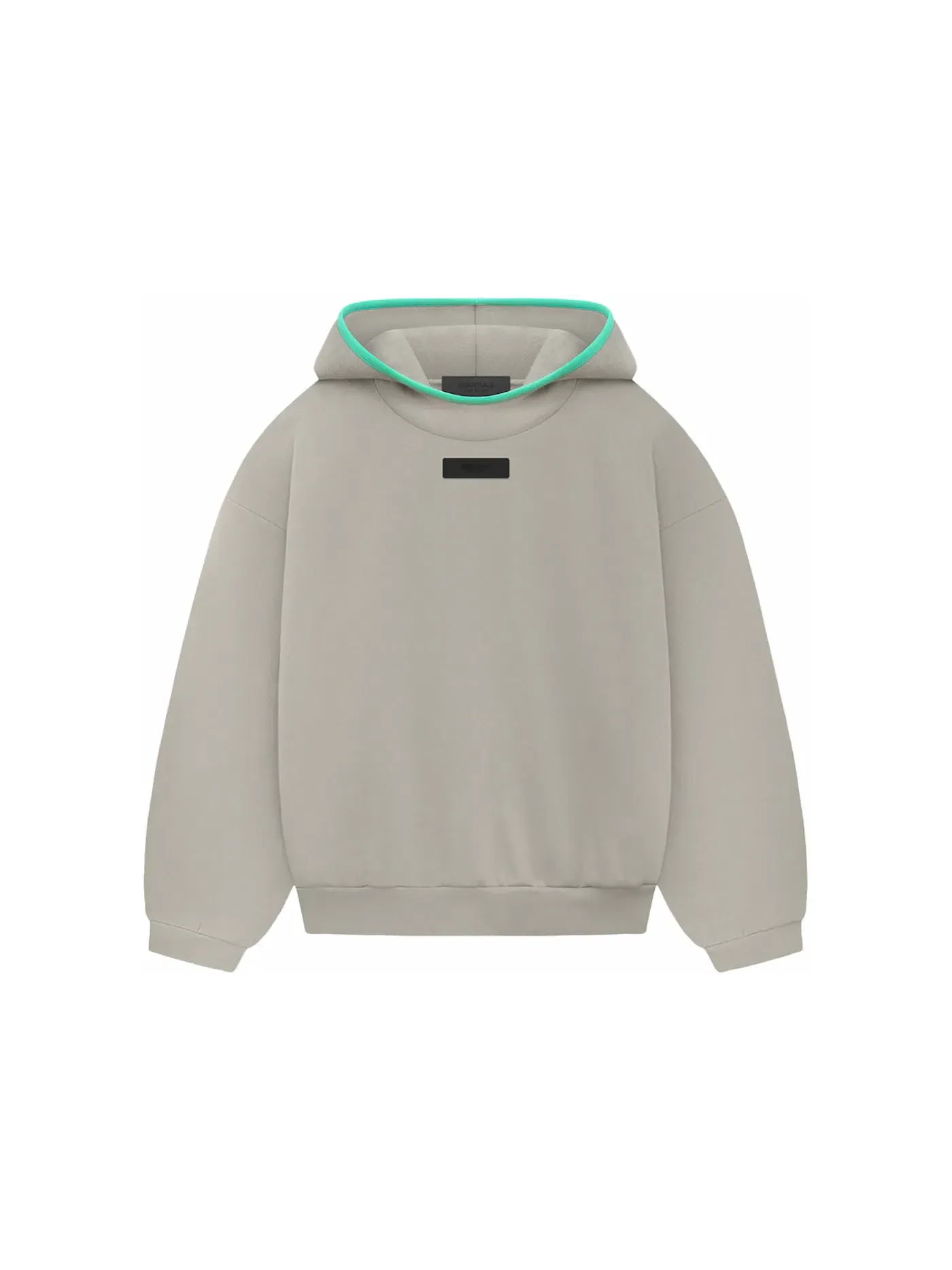 Мужской худи оверсайз Fear of God Essentials Hoodie (SS24) — изображение 1 из 2, серый