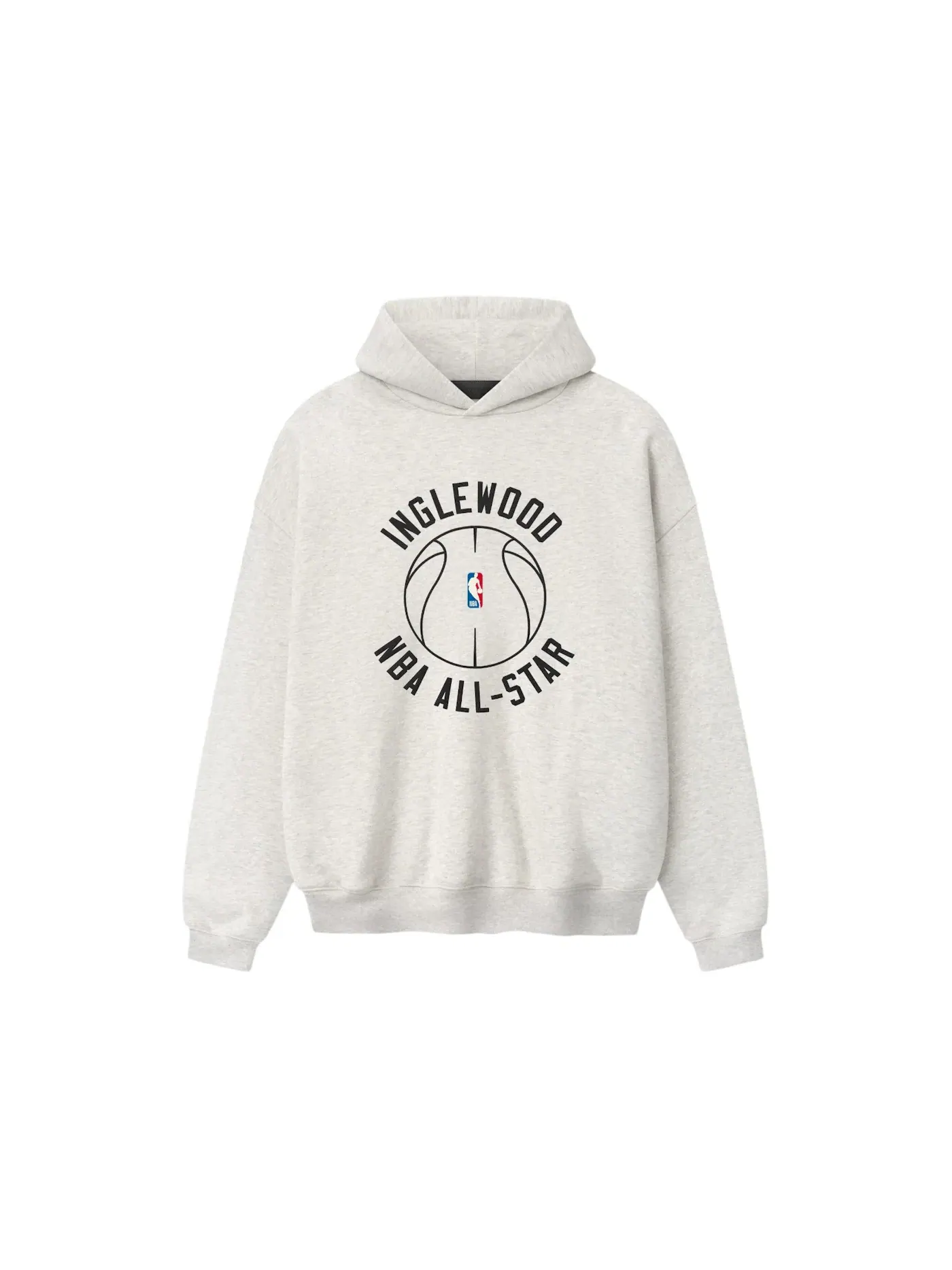 Мужской худи с принтом Fear of God Essentials — изображение 1 из 1, овсяный