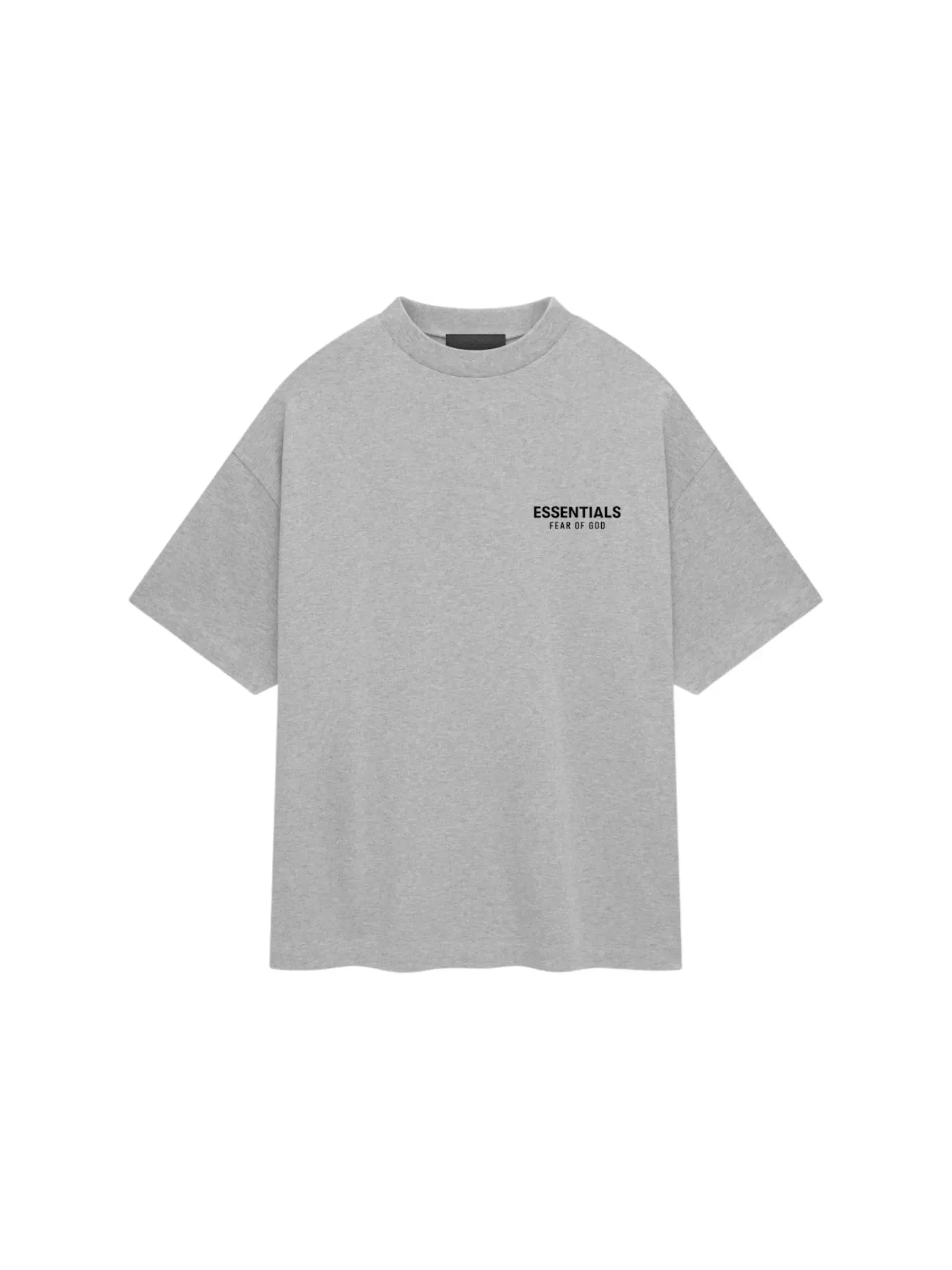 Мужская футболка с круглым вырезом Essentials Fear of God — изображение 1 из 2, светлый серый