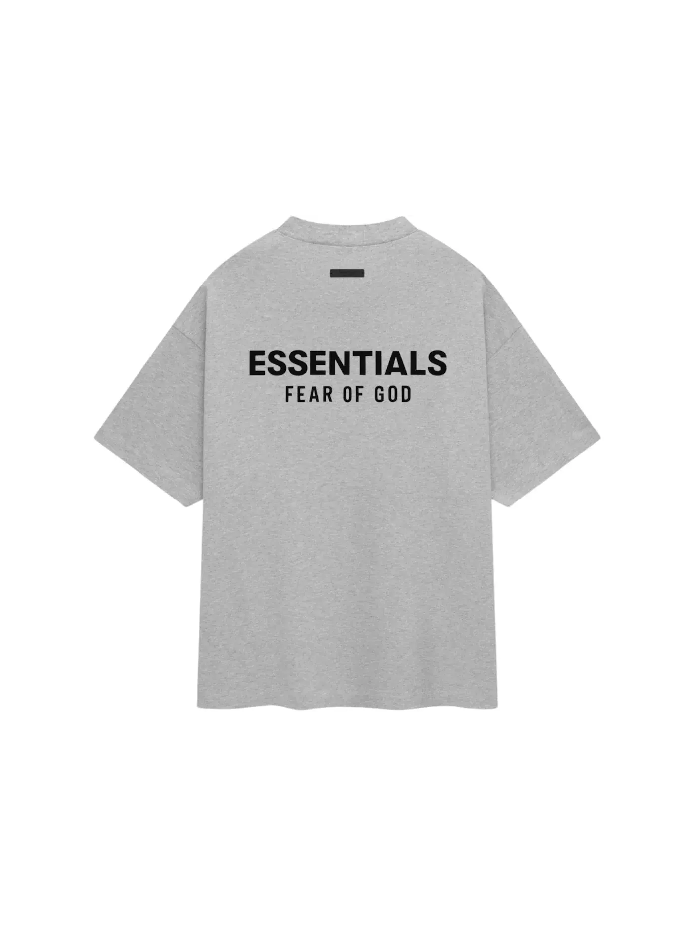 Мужская футболка с круглым вырезом Essentials Fear of God — изображение 2 из 2, светлый серый