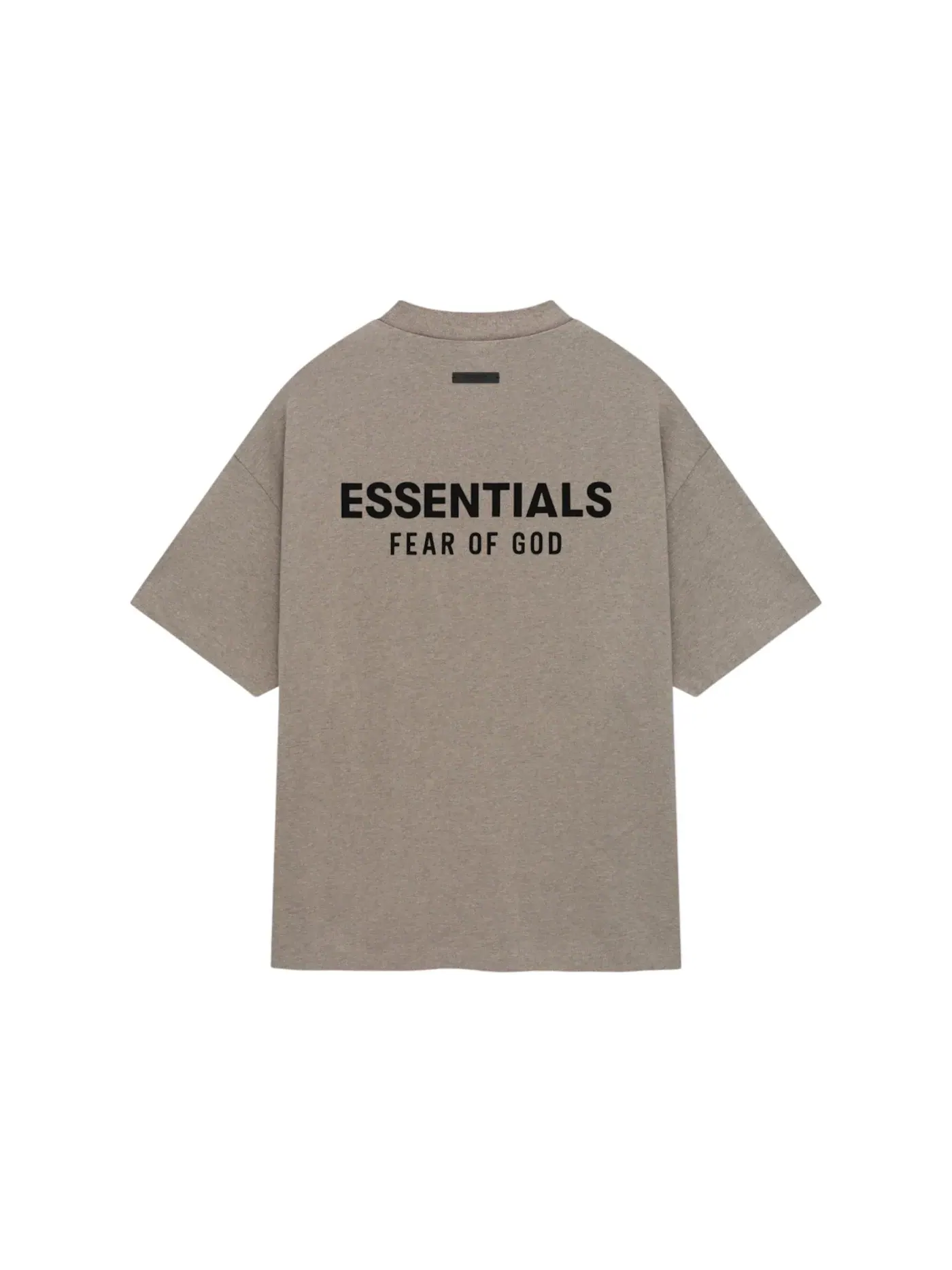 Мужская футболка с круглым вырезом Fear of God Essentials T-Shirt Fear of God — изображение 2 из 2, серый
