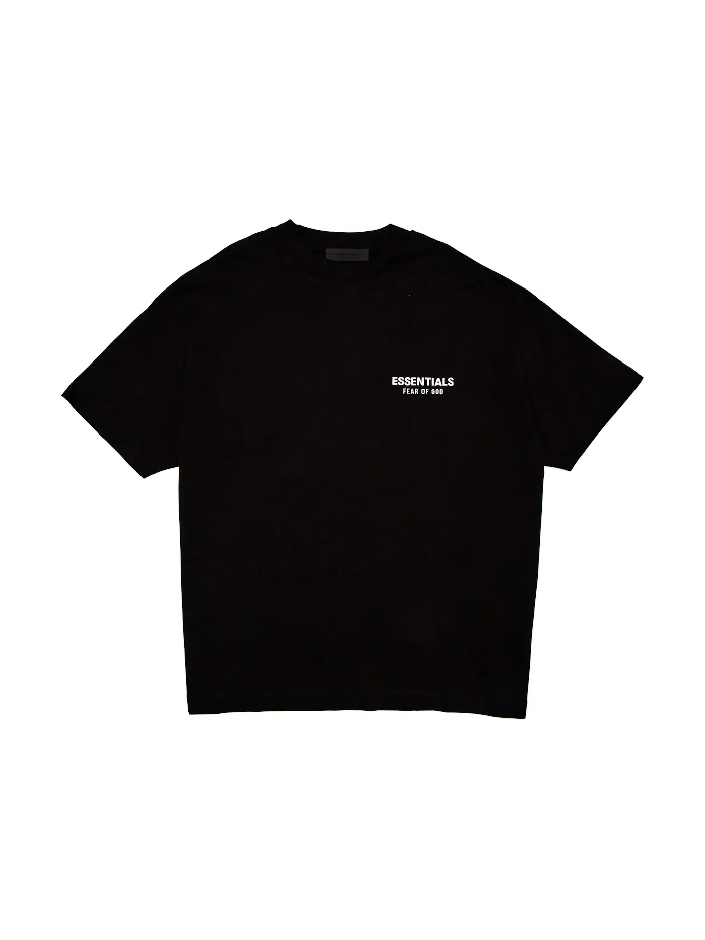 Мужская футболка с круглым вырезом из джерси Fear of God Essentials — изображение 1 из 2, черный