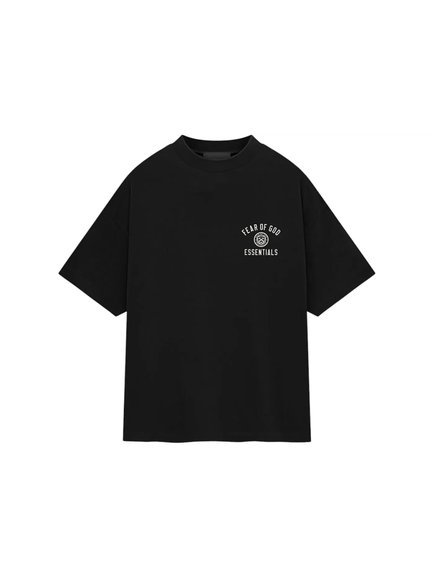 Мужская футболка с коротким рукавом Fear of God Essentials Tee (FW24) — изображение 1 из 2, черный