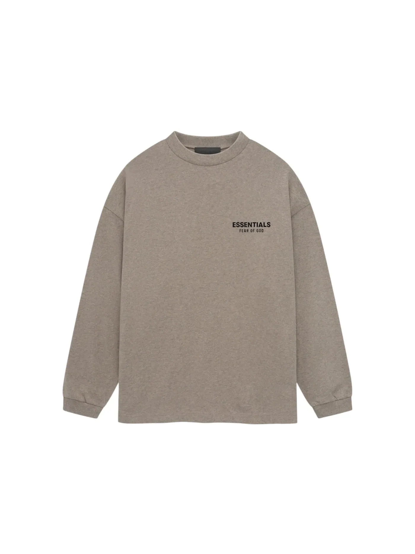 Мужская футболка с длинным рукавом Fear of God Essentials — изображение 1 из 2, серый
