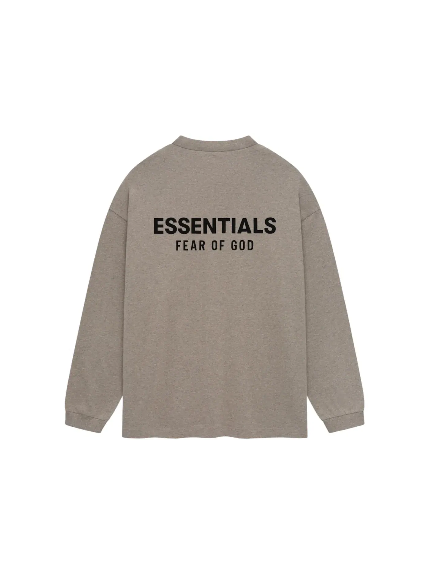 Мужская футболка с длинным рукавом Fear of God Essentials — изображение 2 из 2, серый