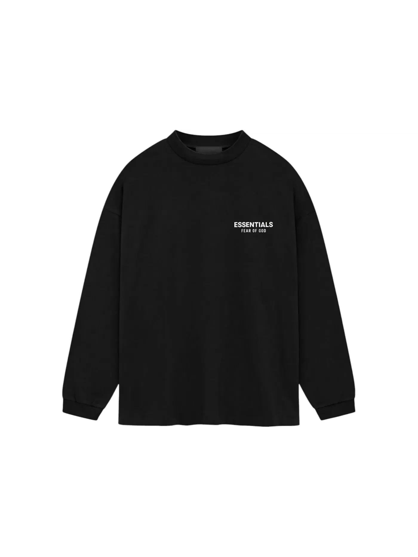 Мужская футболка с длинным рукавом T-Shirt Fear of God — изображение 1 из 2, черный