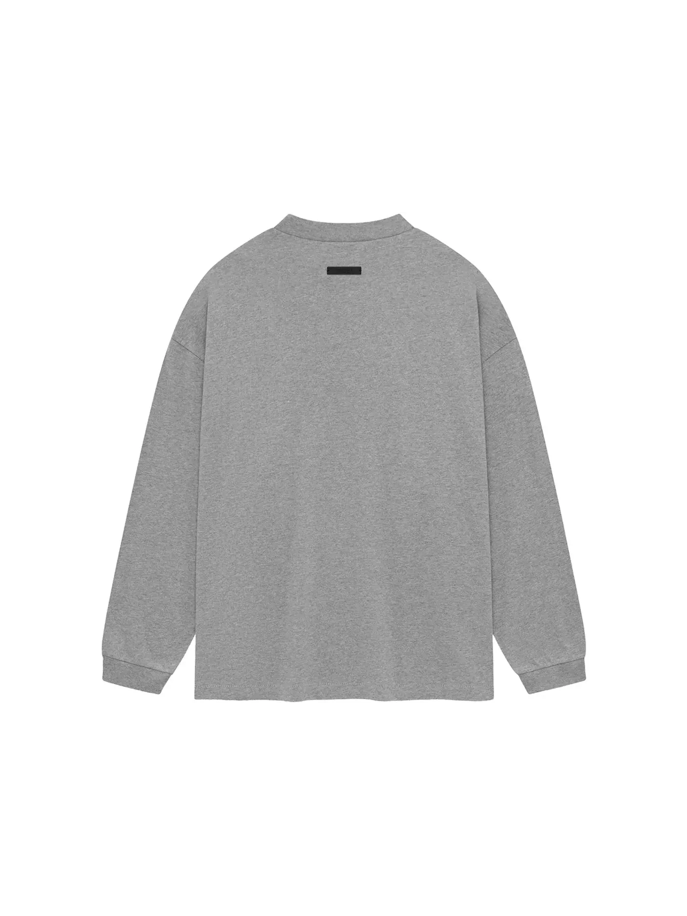 Мужская футболка с длинным рукавом Dark Heather Fear of God Essentials Jersey Long Sleeve Tee — изображение 2 из 2, серый
