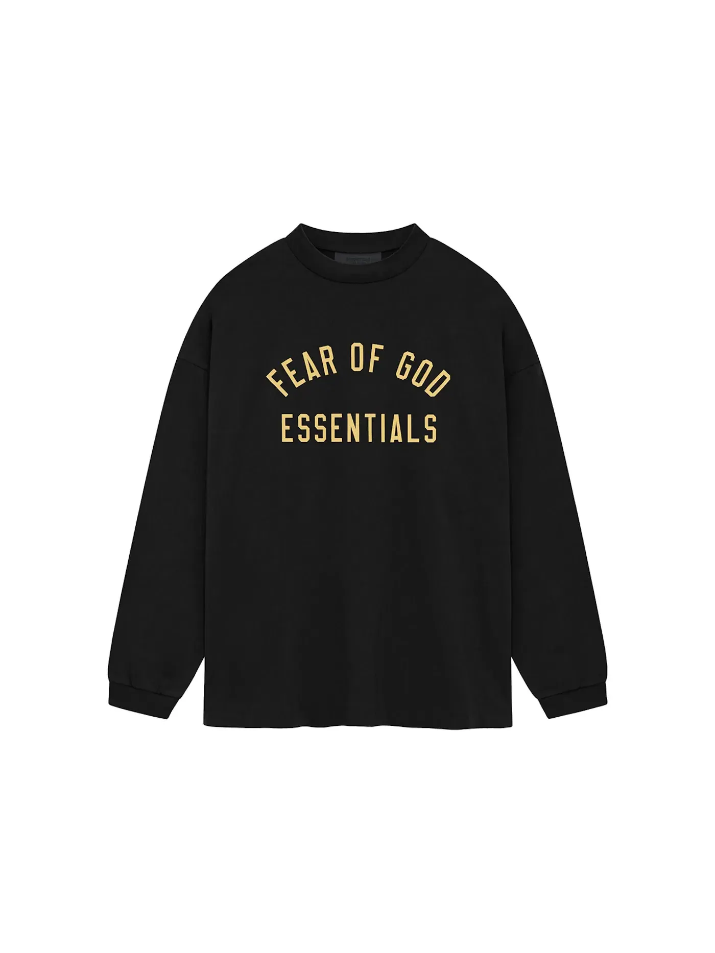 Мужская футболка с длинным рукавом из джерси Tee Fear of God — изображение 1 из 2, черный