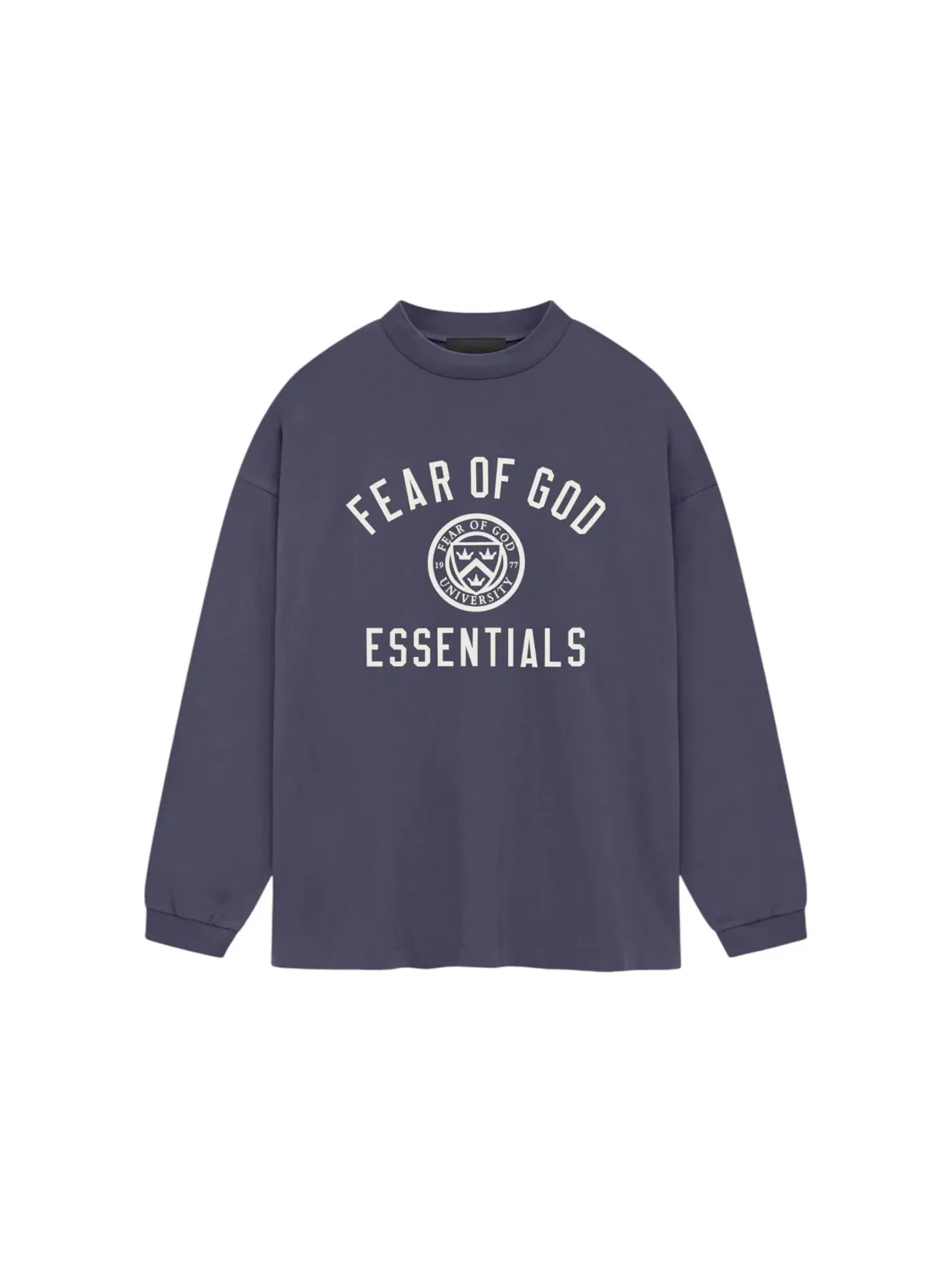 Мужская футболка с длинным рукавом Fear of God Essentials Tee — изображение 1 из 2, морской