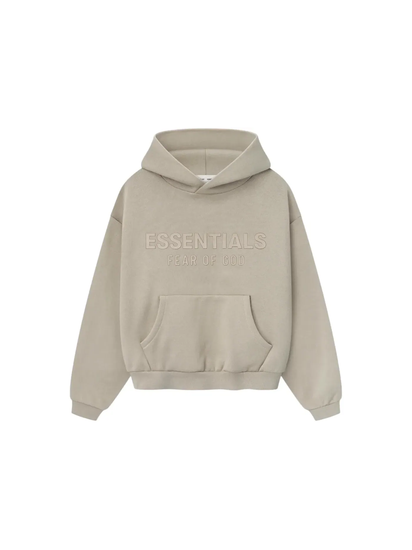 Детский худи из флиса Classic Fleece Hoodie Fear of God — изображение 1 из 2, древесный