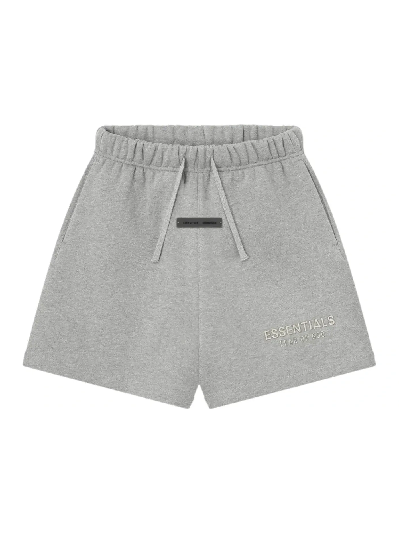 Детские шорты с флиса Fear of God Essentials Kids Classic Fleece Sweatshort, Concrete Heather — изображение 1 из 2