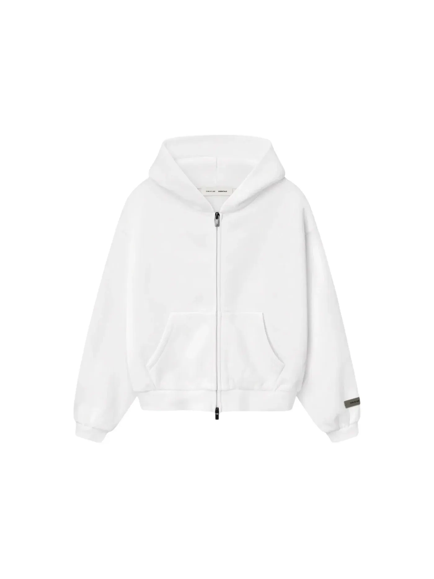 Детская худи на молнии с флисом Cloud White Fear of God — изображение 1 из 2, белый