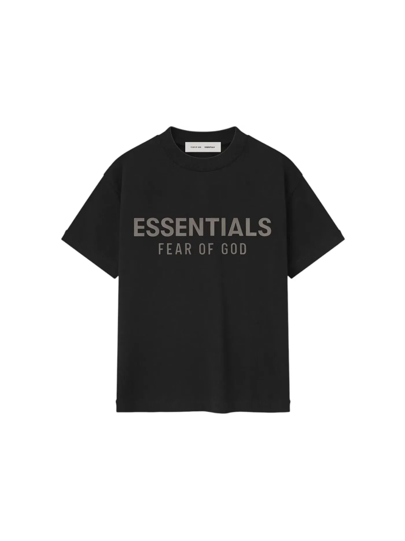 Детская футболка с логотипом Fear of God Essentials Tee — изображение 1 из 1, черный