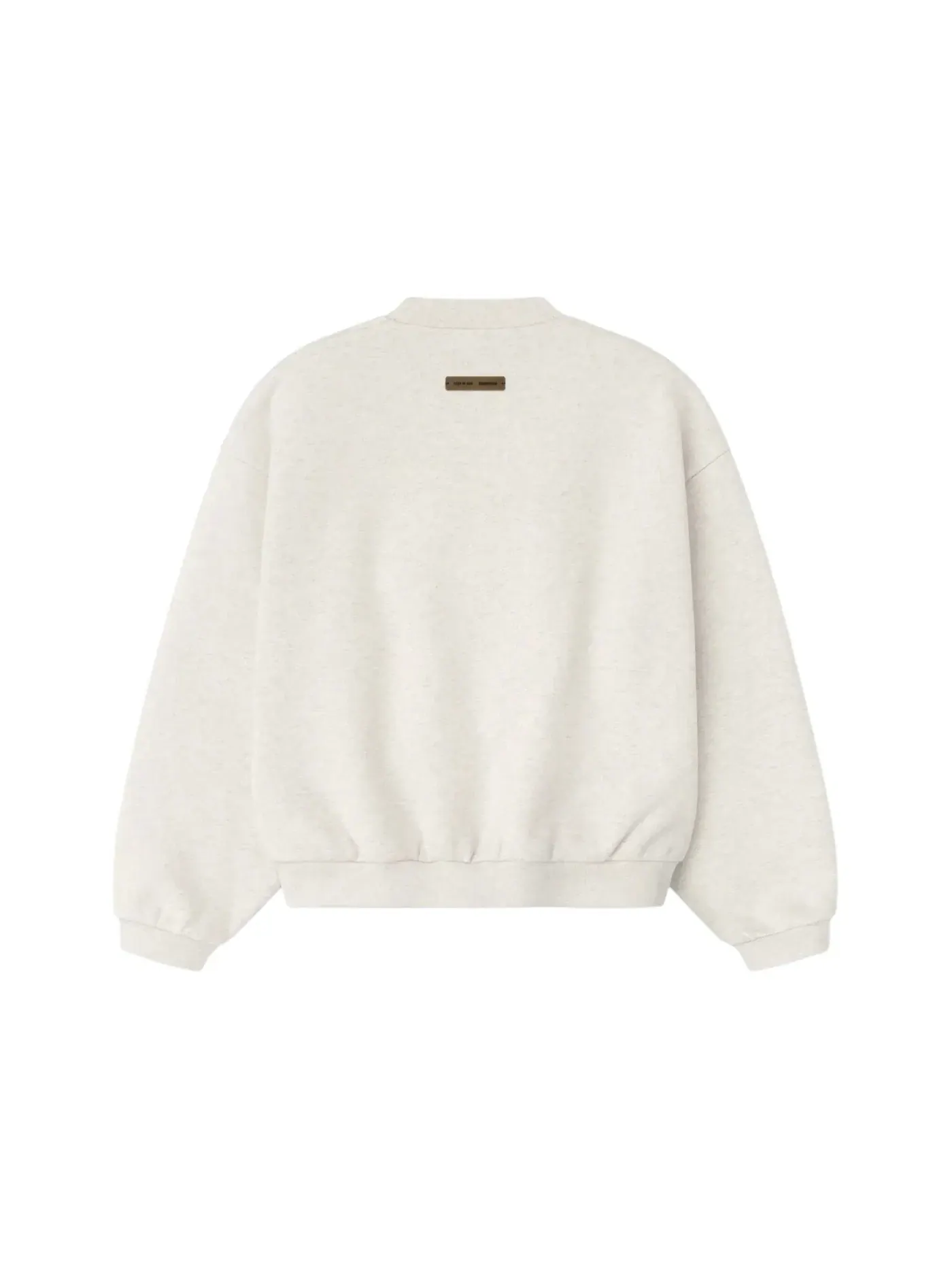 Детский свитшот с принтом Essentials Embossed Classic Crewneck Sweatshirt Fear of God — изображение 2 из 2, овсяный