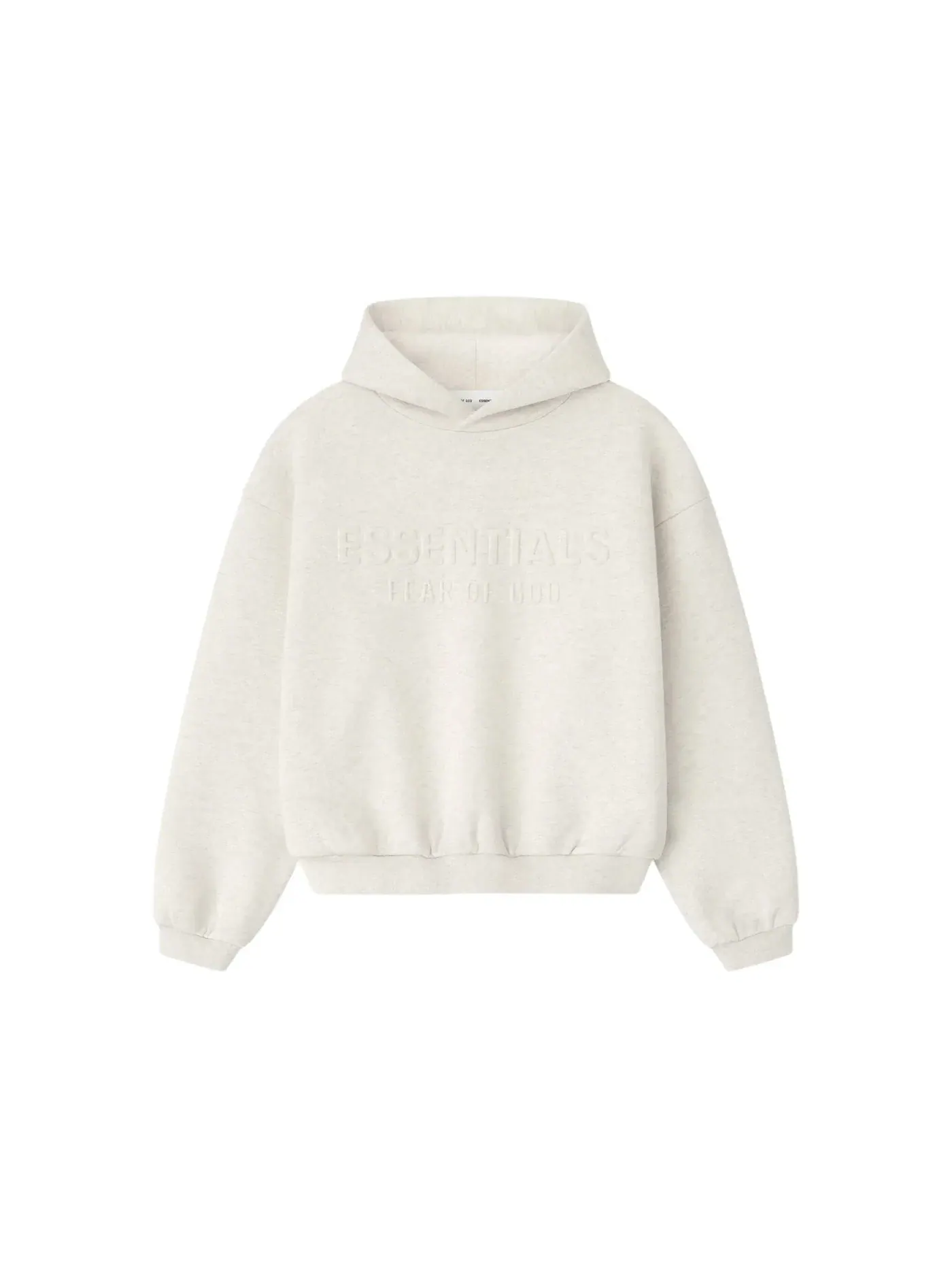 Детский худи с принтом Embossed Classic Hoodie Fear of God — изображение 1 из 1, овсяный