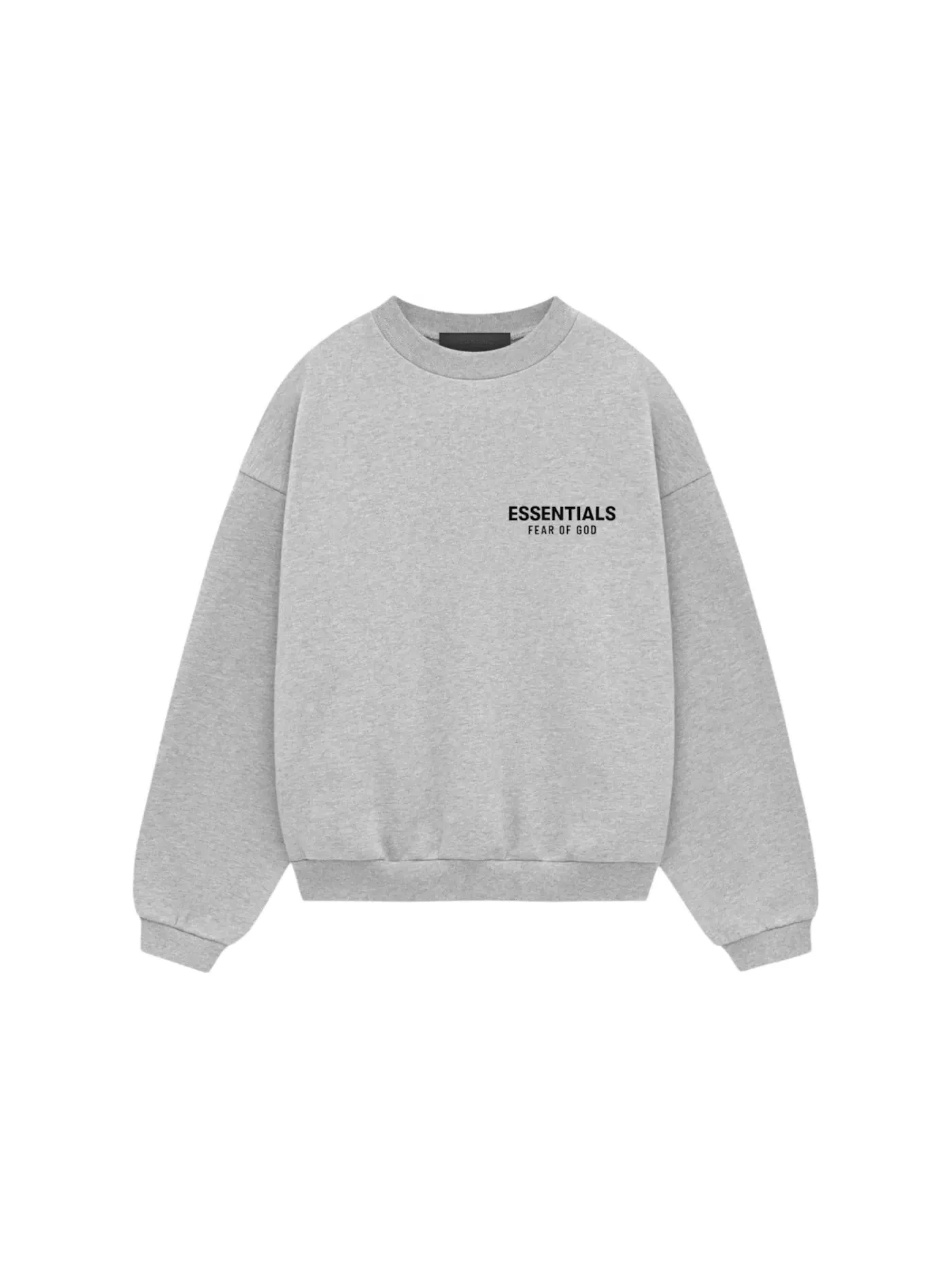 Детское свитшот с длинным рукавом Crewneck Fear of God — изображение 1 из 2, светлый серый
