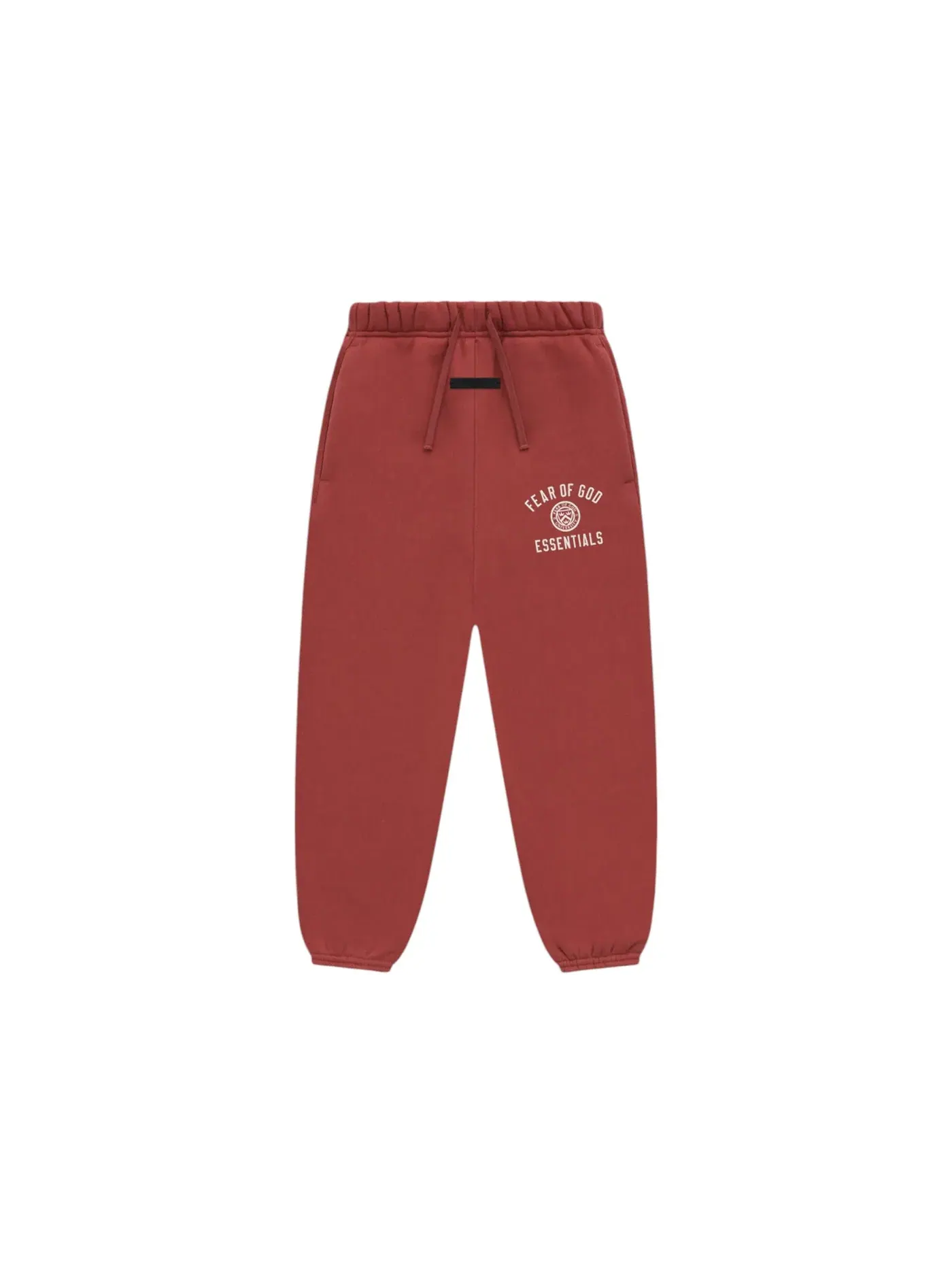 Детские спортивные штаны из флиса Sweatpant Fear of God Essentials — изображение 1 из 2, красный