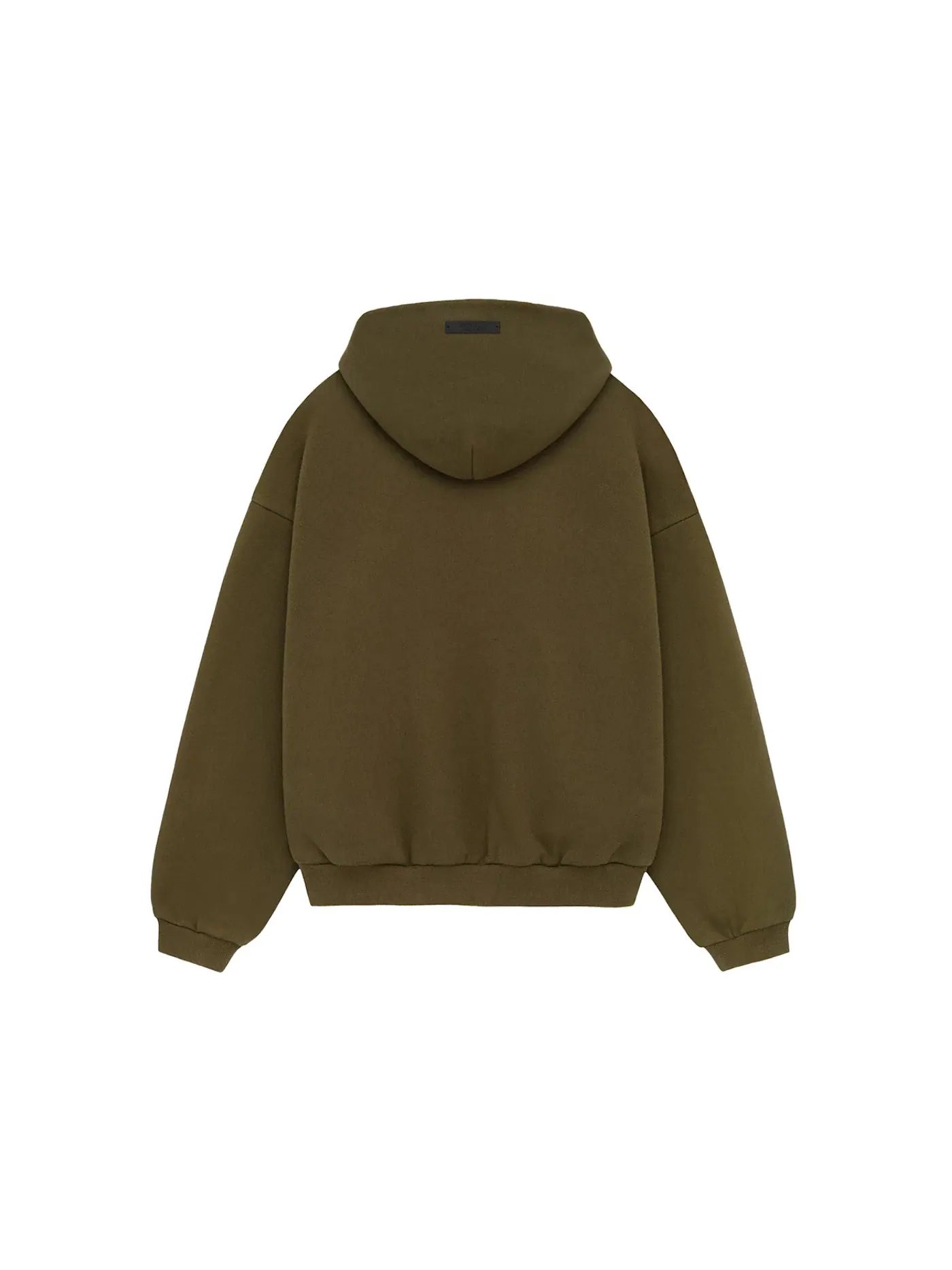 Детский худи флисовое Fear of God Essentials Hoodie — изображение 2 из 2, оливковый