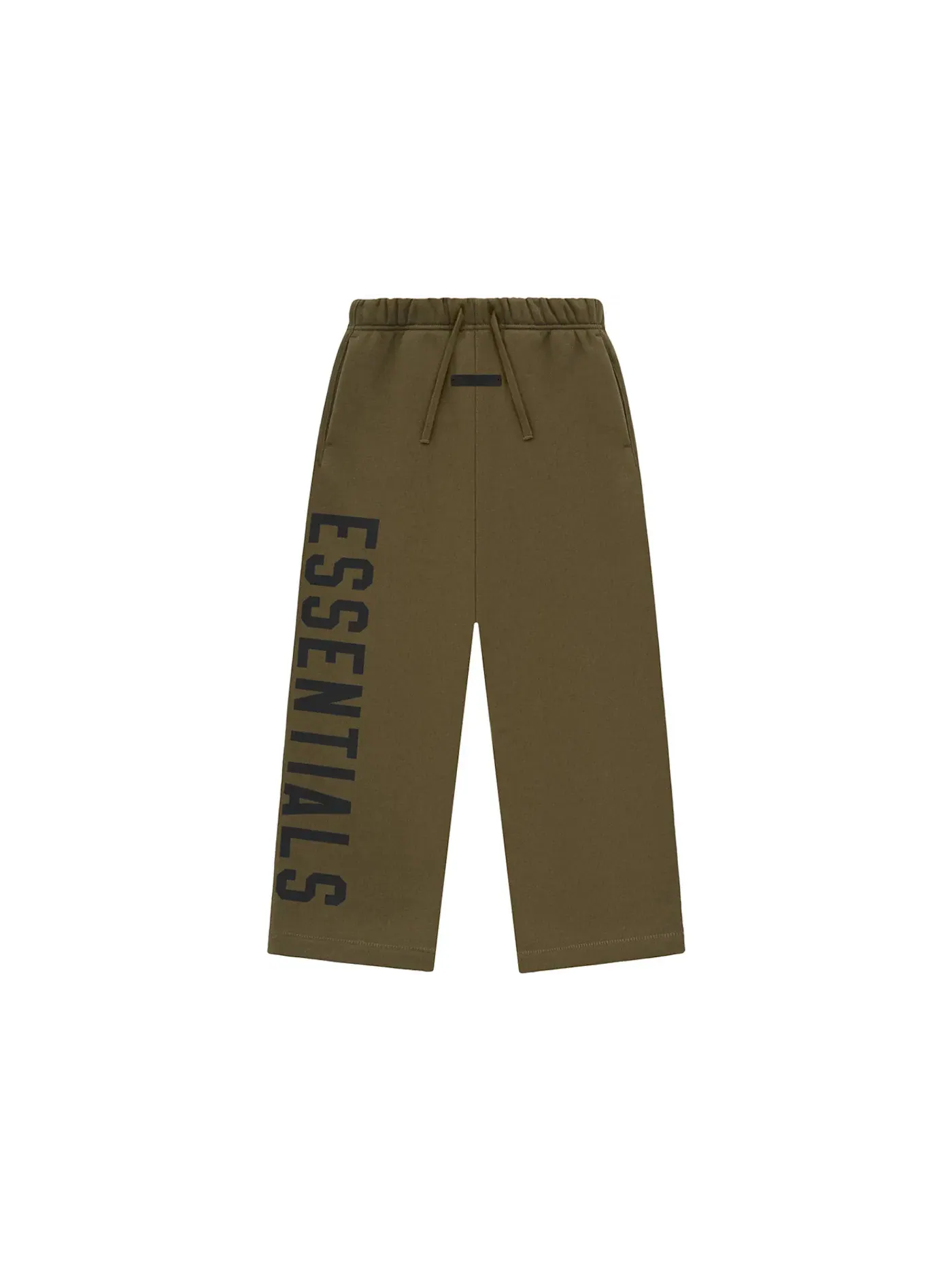 Детские спортивные штаны свободного кроя из флиса Sweatpant Fear of God — изображение 1 из 2, оливковый