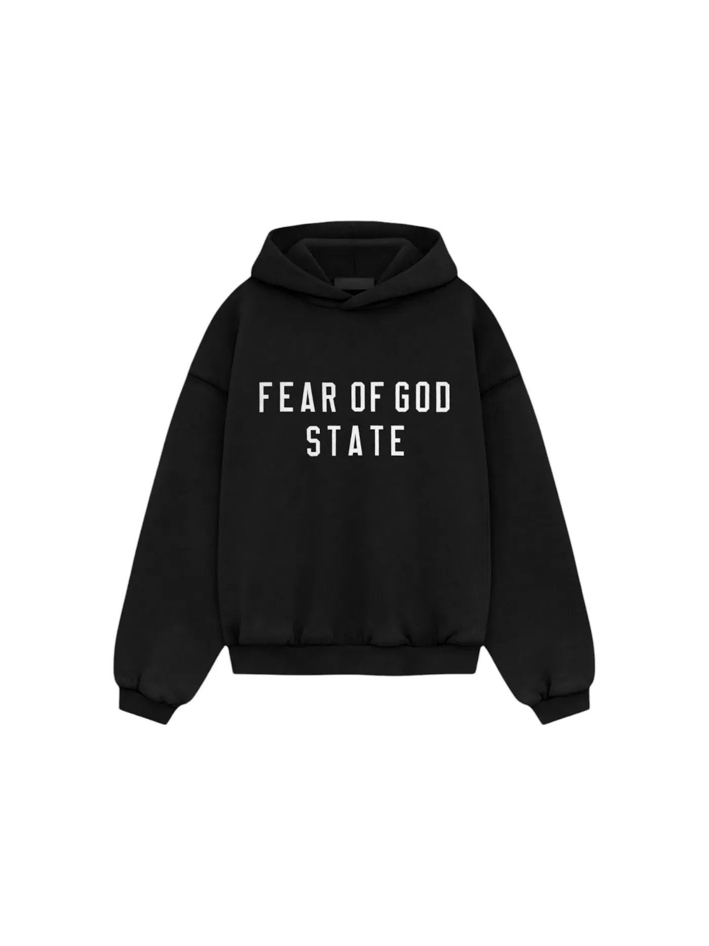 Детский худи из плотного футера Fear of God Essentials Hoodie (FW24) — изображение 1 из 2, черный