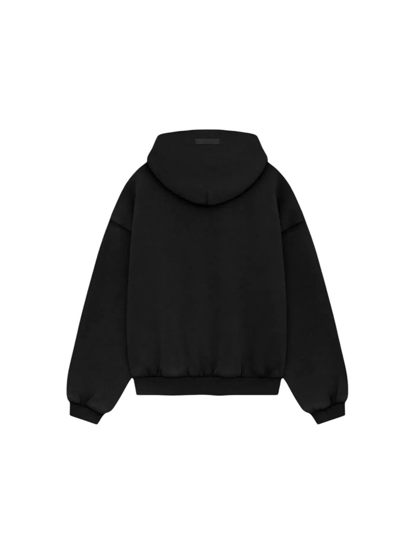 Детский худи из плотного футера Fear of God Essentials Hoodie (FW24) — изображение 2 из 2, черный
